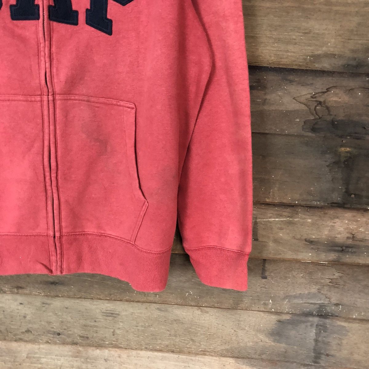 Gap Gap vintage Red Hoodie sweatshirt #016B Size US L / EU 52-54 / 3 - 5 Thumbnail
