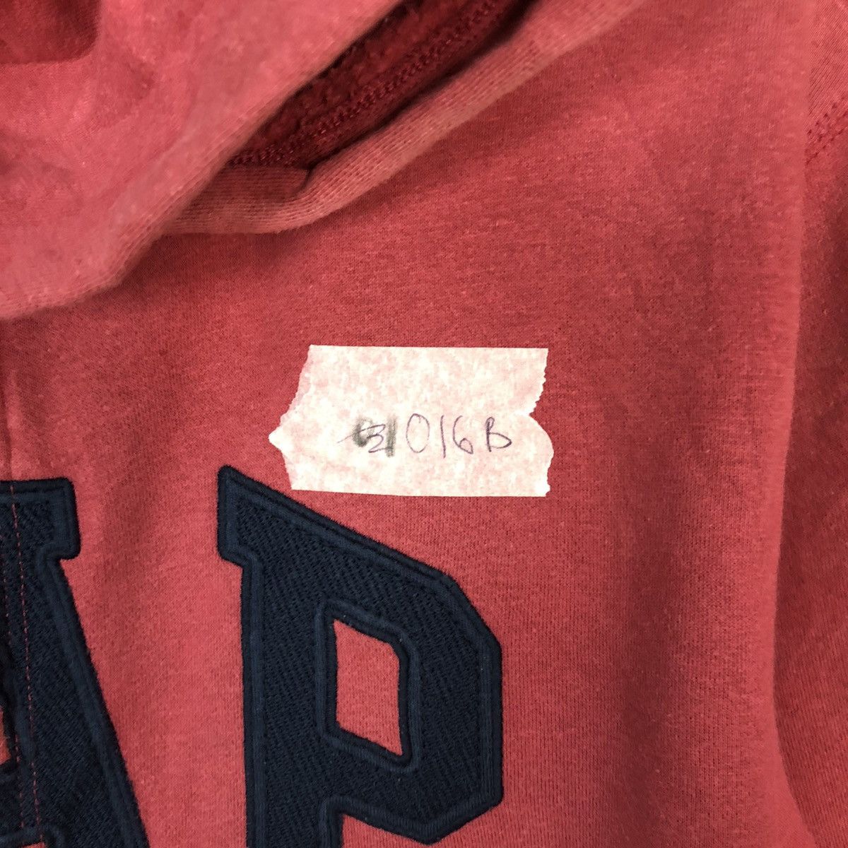 Gap Gap vintage Red Hoodie sweatshirt #016B Size US L / EU 52-54 / 3 - 7 Thumbnail