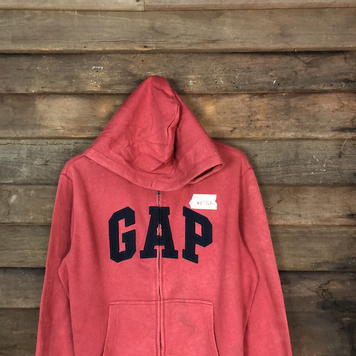 Gap Gap vintage Red Hoodie sweatshirt #016B Size US L / EU 52-54 / 3 - 2 Thumbnail