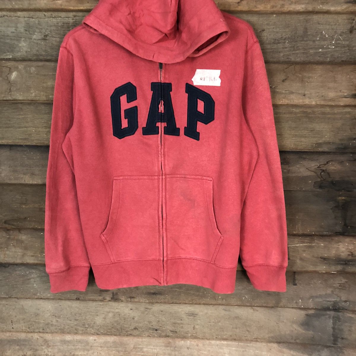 Gap Gap vintage Red Hoodie sweatshirt #016B Size US L / EU 52-54 / 3 - 3 Thumbnail