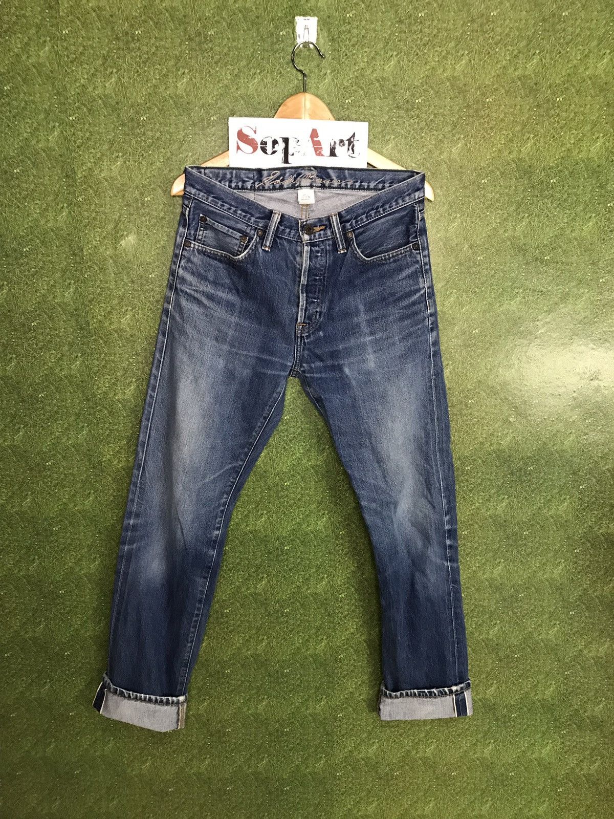 Eddie Bauer Vintage Eddie Bauer selvedge Distressed Denim Jeans Size US 30 / EU 46 - 1 Thumbnail
