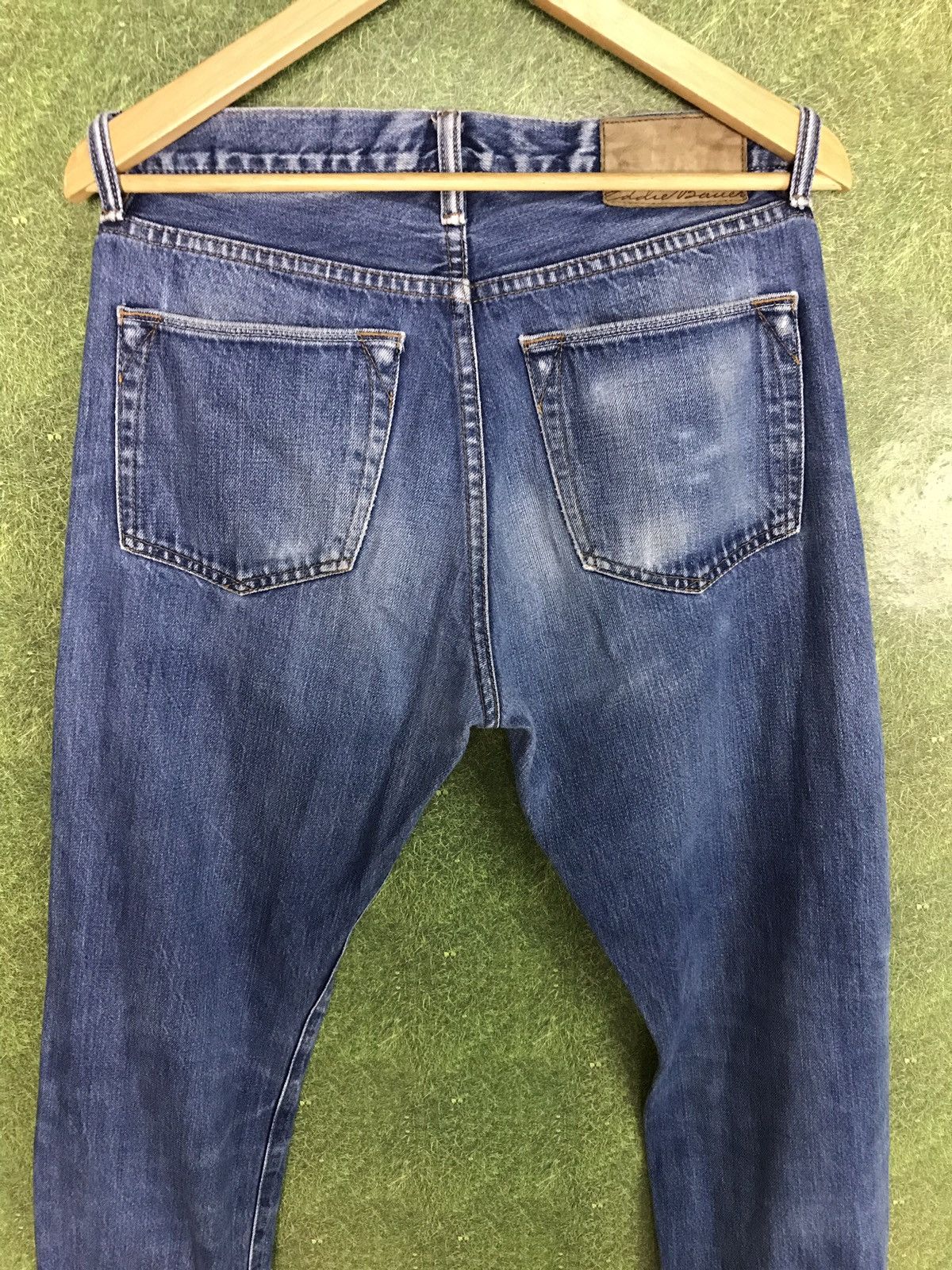 Eddie Bauer Vintage Eddie Bauer selvedge Distressed Denim Jeans Size US 30 / EU 46 - 8 Thumbnail
