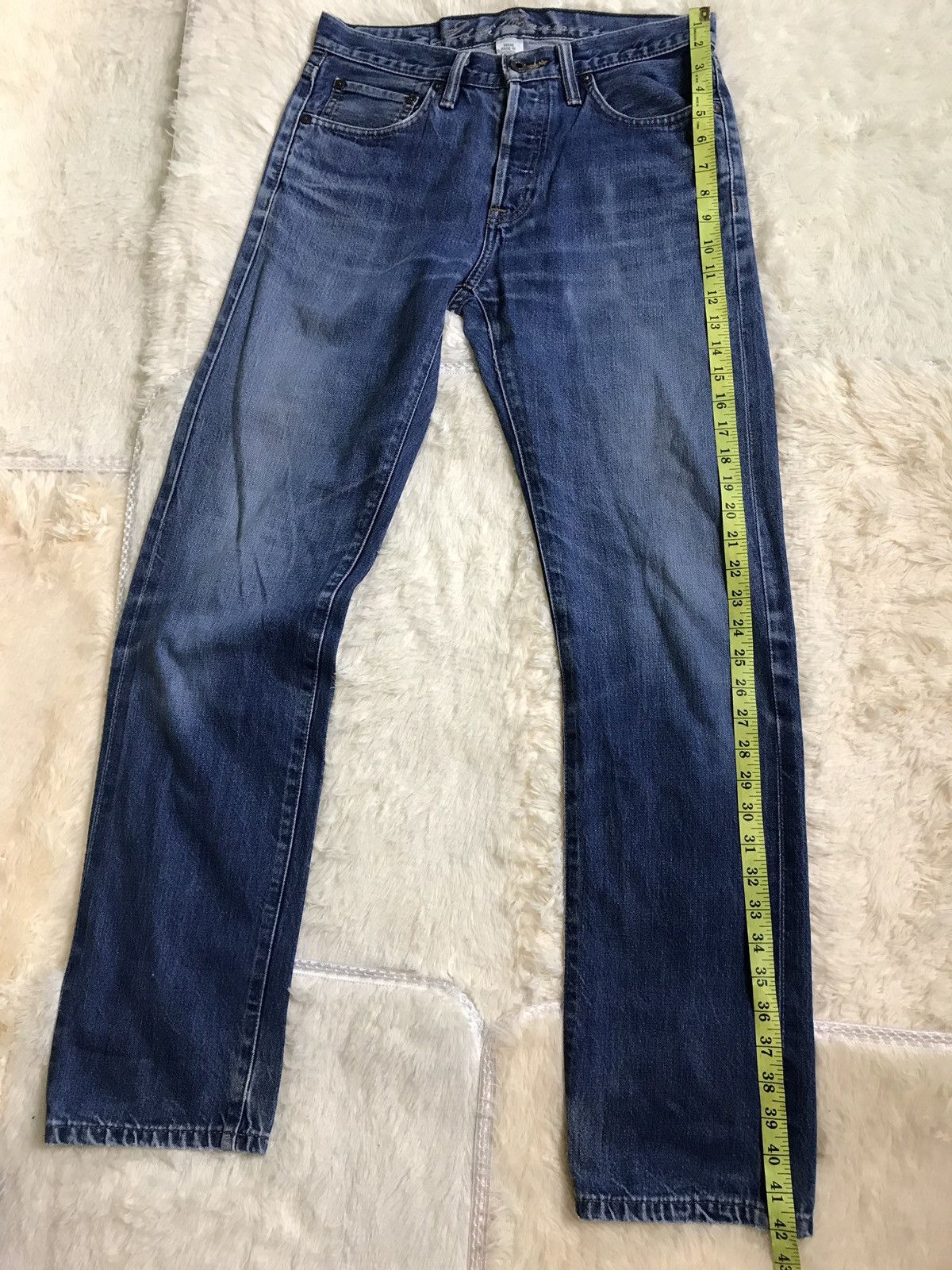 Eddie Bauer Vintage Eddie Bauer selvedge Distressed Denim Jeans Size US 30 / EU 46 - 20 Thumbnail