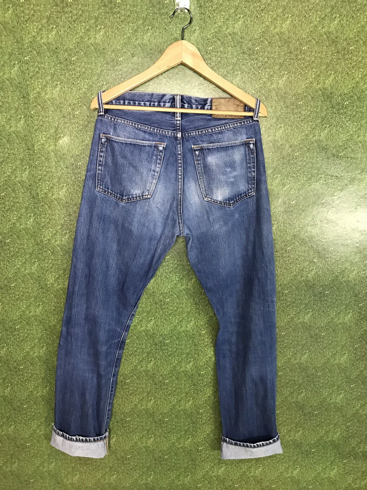 Eddie Bauer Vintage Eddie Bauer selvedge Distressed Denim Jeans Size US 30 / EU 46 - 7 Thumbnail