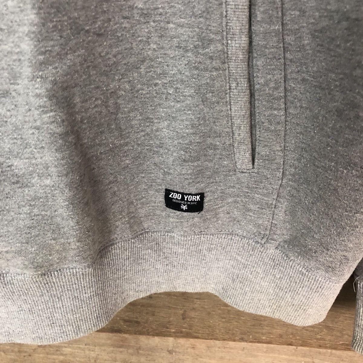 Zoo York Zoo York Grey Sweatshirt hoodie #020B Size US L / EU 52-54 / 3 - 7 Thumbnail