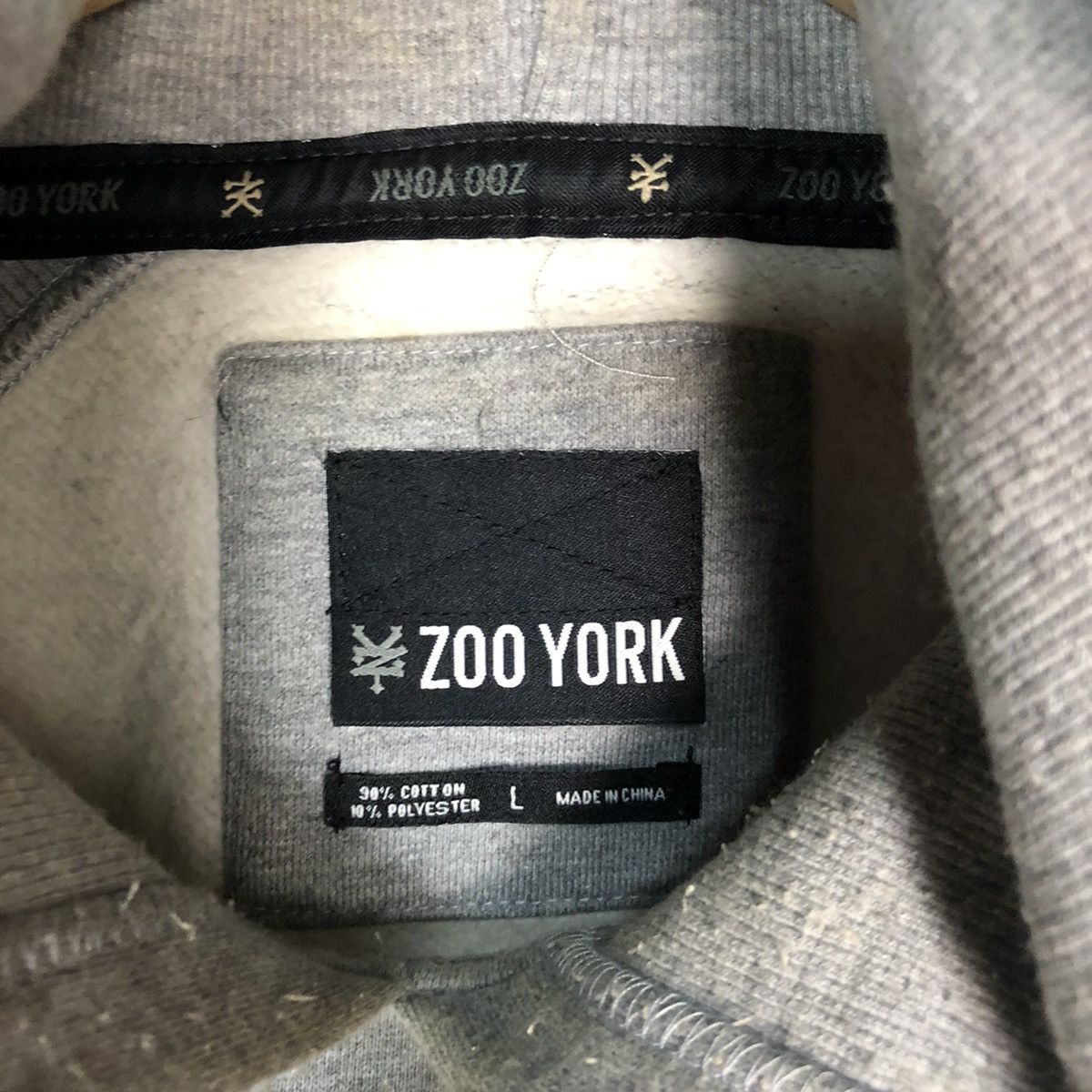 Zoo York Zoo York Grey Sweatshirt hoodie #020B Size US L / EU 52-54 / 3 - 8 Thumbnail