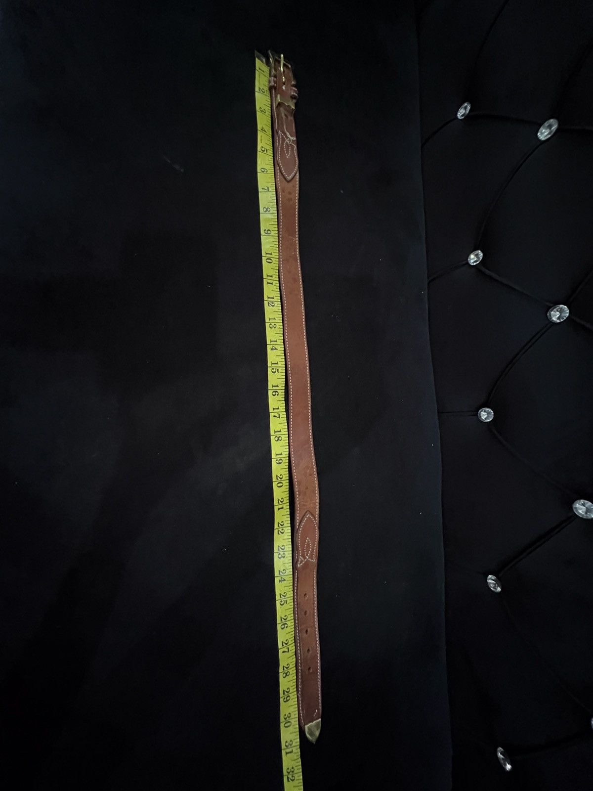 Leather Unbrand Leather Buckle Belt Size ONE SIZE - 13 Thumbnail