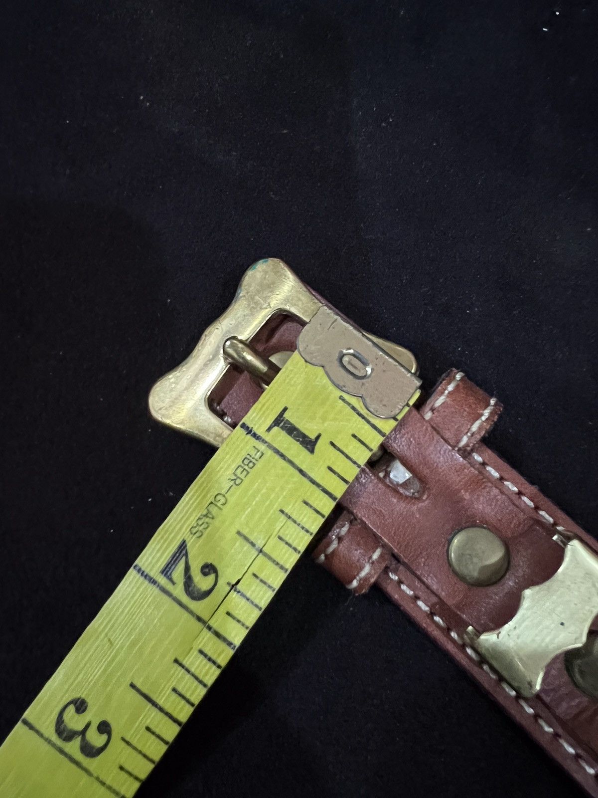 Leather Unbrand Leather Buckle Belt Size ONE SIZE - 12 Thumbnail