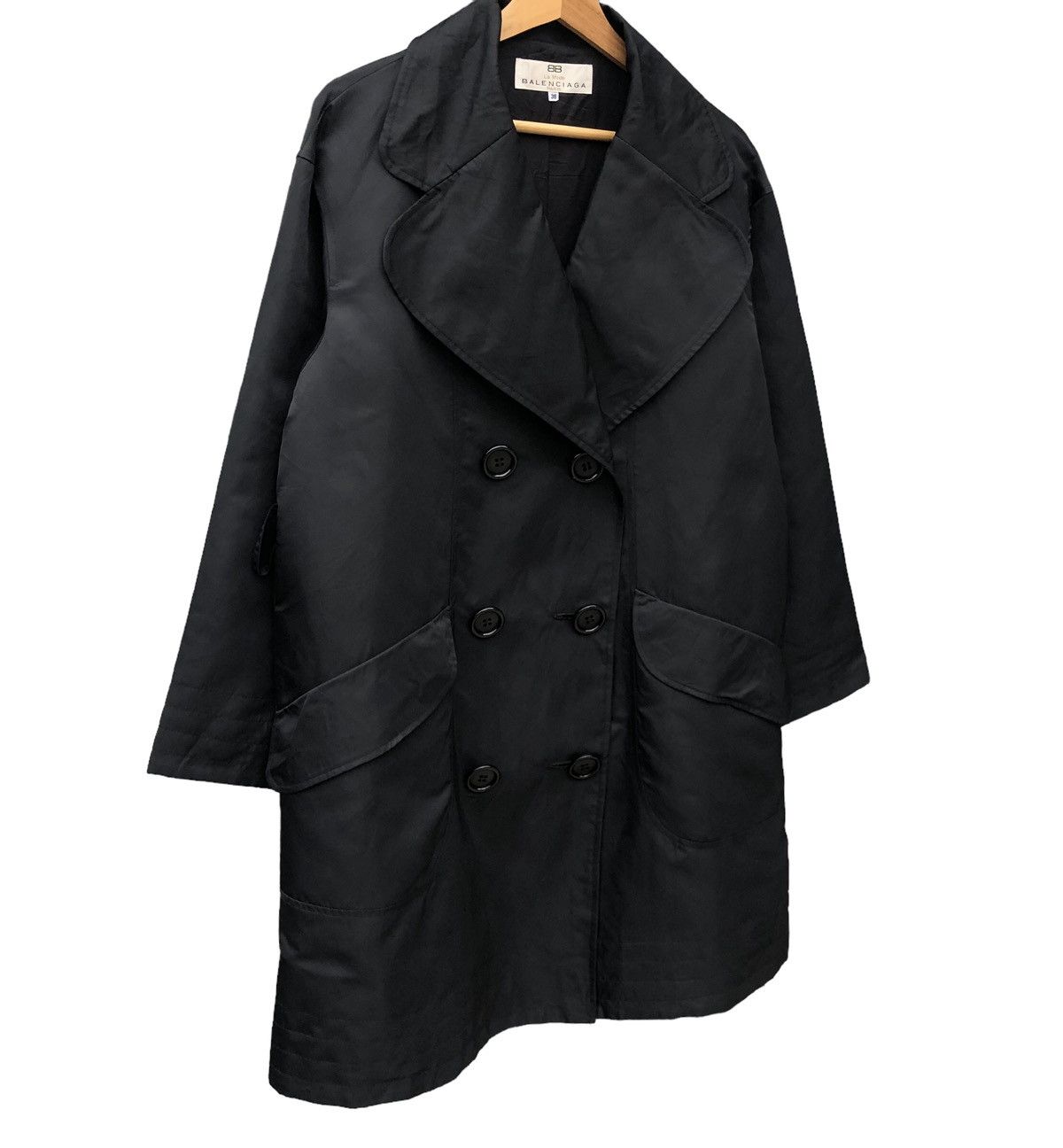 Balenciaga Balenciaga Double Breasted Coat Nylon Oversize Size US M / EU 48-50 / 2 - 3 Thumbnail