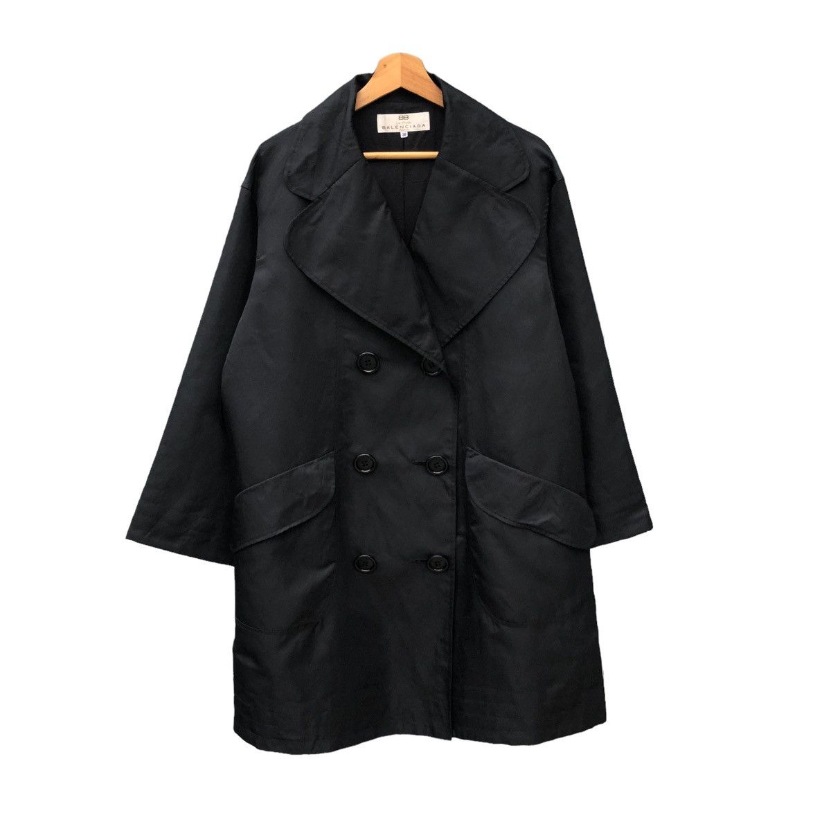Balenciaga Balenciaga Double Breasted Coat Nylon Oversize Size US M / EU 48-50 / 2 - 2 Thumbnail