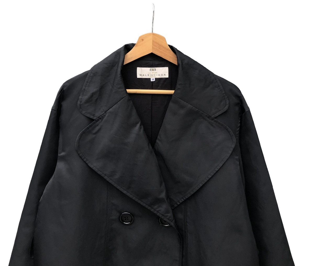 Balenciaga Balenciaga Double Breasted Coat Nylon Oversize Size US M / EU 48-50 / 2 - 5 Thumbnail
