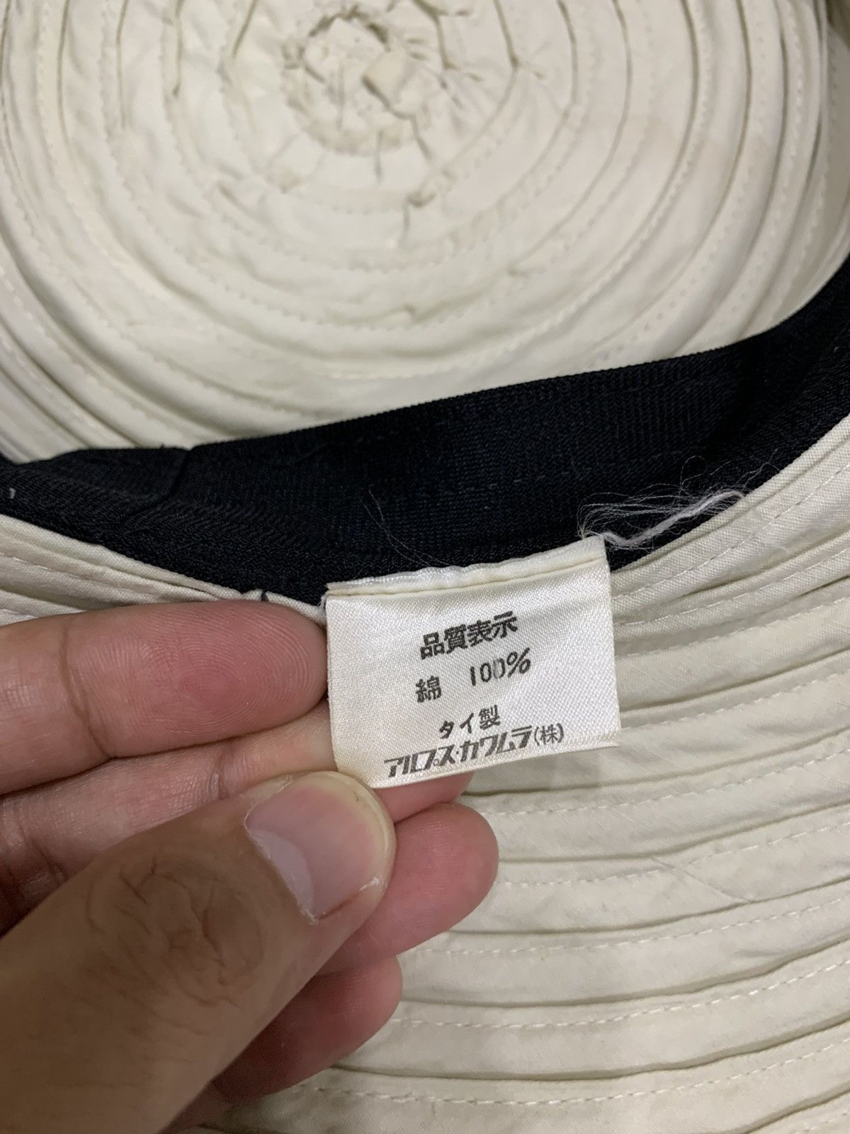 Japanese Brand VINTAGE ALPS KAWAMURA PLEATED PLEATS HAT Size ONE SIZE - 10 Thumbnail