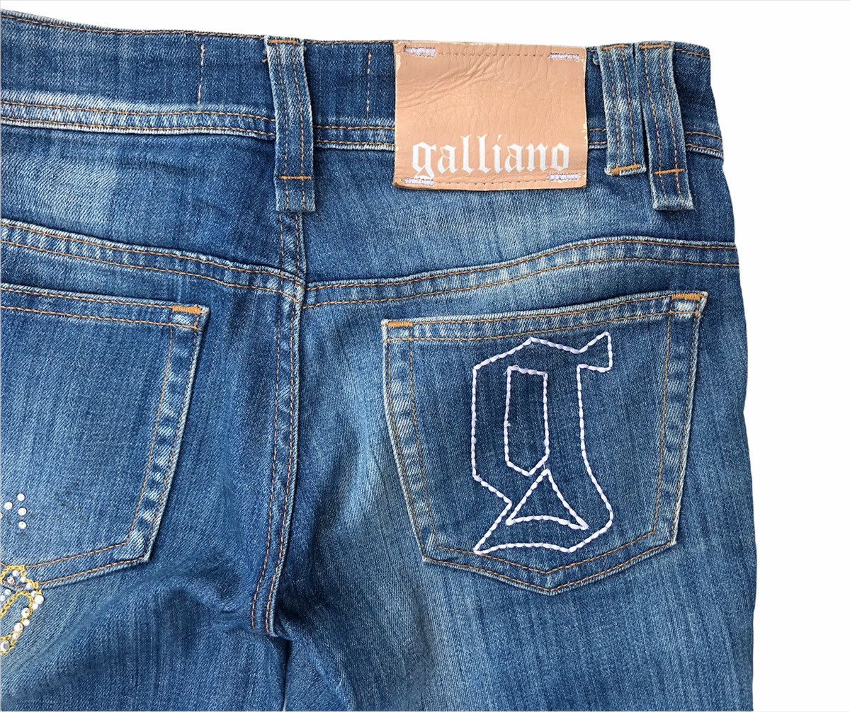 John Galliano 🔥Mega Rare🔥Galliano Crown Skull Skinny Lampo Zipper Jean Size US 27 - 11 Thumbnail