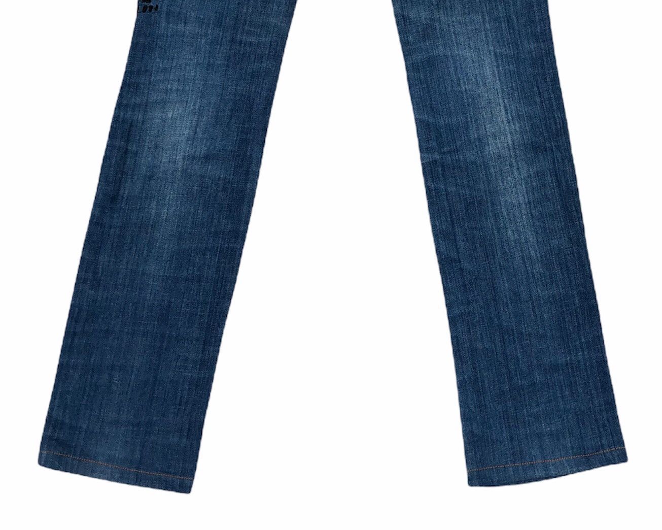 John Galliano 🔥Mega Rare🔥Galliano Crown Skull Skinny Lampo Zipper Jean Size US 27 - 7 Thumbnail