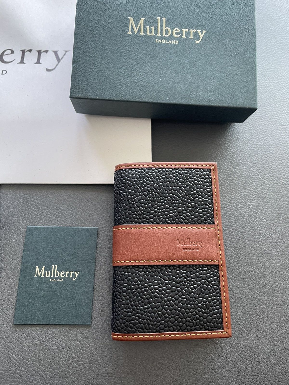 Mulberry Brand New Rare Classic Iconic Leather Bi-folder Card Wallet Size ONE SIZE - 5 Thumbnail