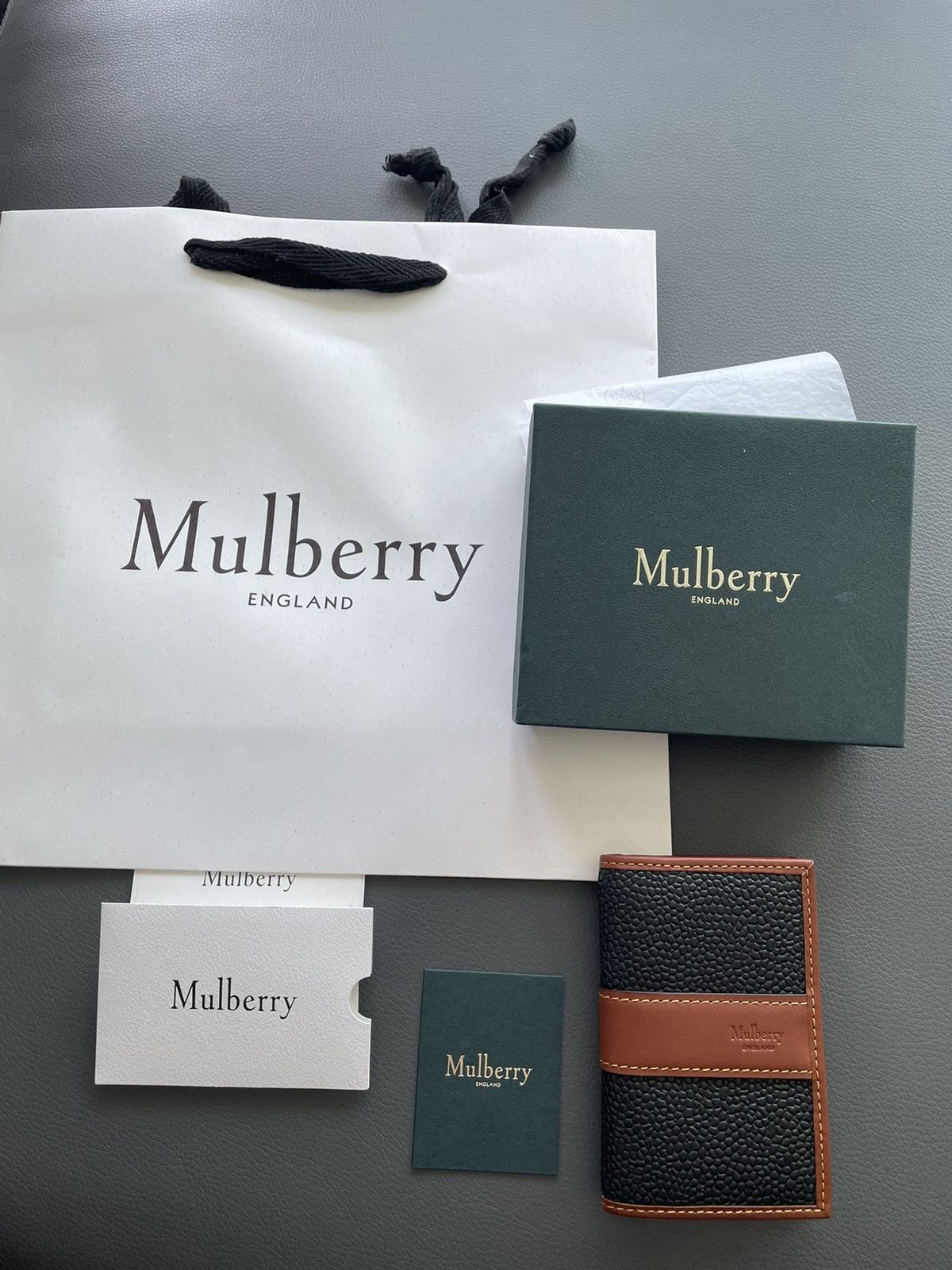 Mulberry Brand New Rare Classic Iconic Leather Bi-folder Card Wallet Size ONE SIZE - 4 Thumbnail