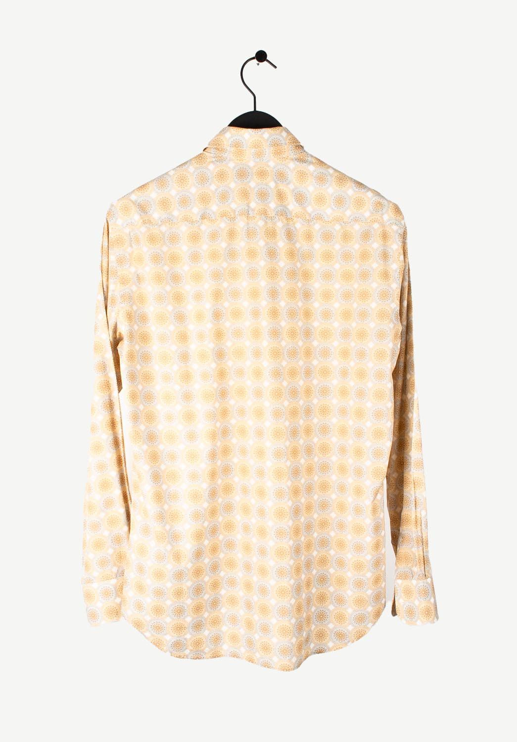 Prada Prada Men Yellow Shirt Printed Size 40/15.75 (L) H2690 Size US L / EU 52-54 / 3 - 5 Thumbnail