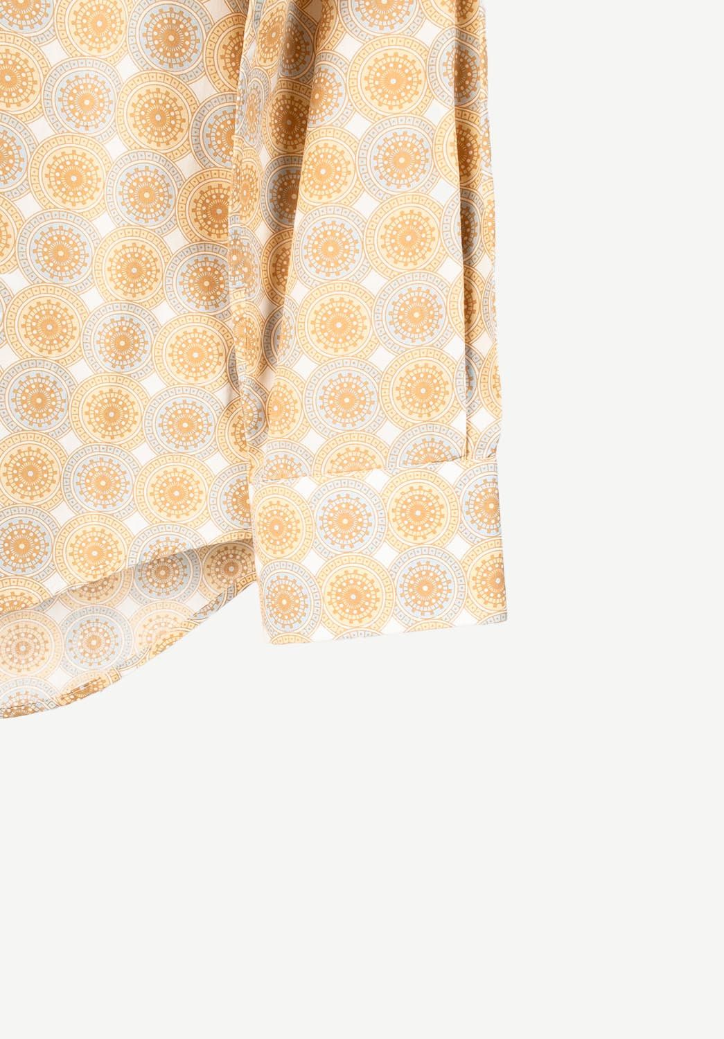 Prada Prada Men Yellow Shirt Printed Size 40/15.75 (L) H2690 Size US L / EU 52-54 / 3 - 4 Thumbnail