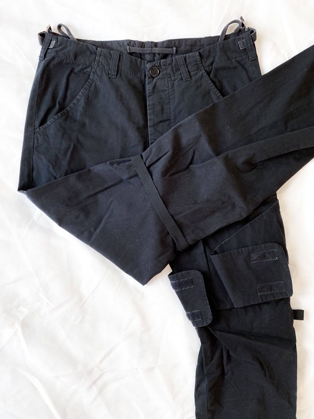 Helmut Lang HELMUT LANG GRAIL VELCRO BONDAGE STRAP PANTS Size US 34 / EU 50 - 3 Thumbnail