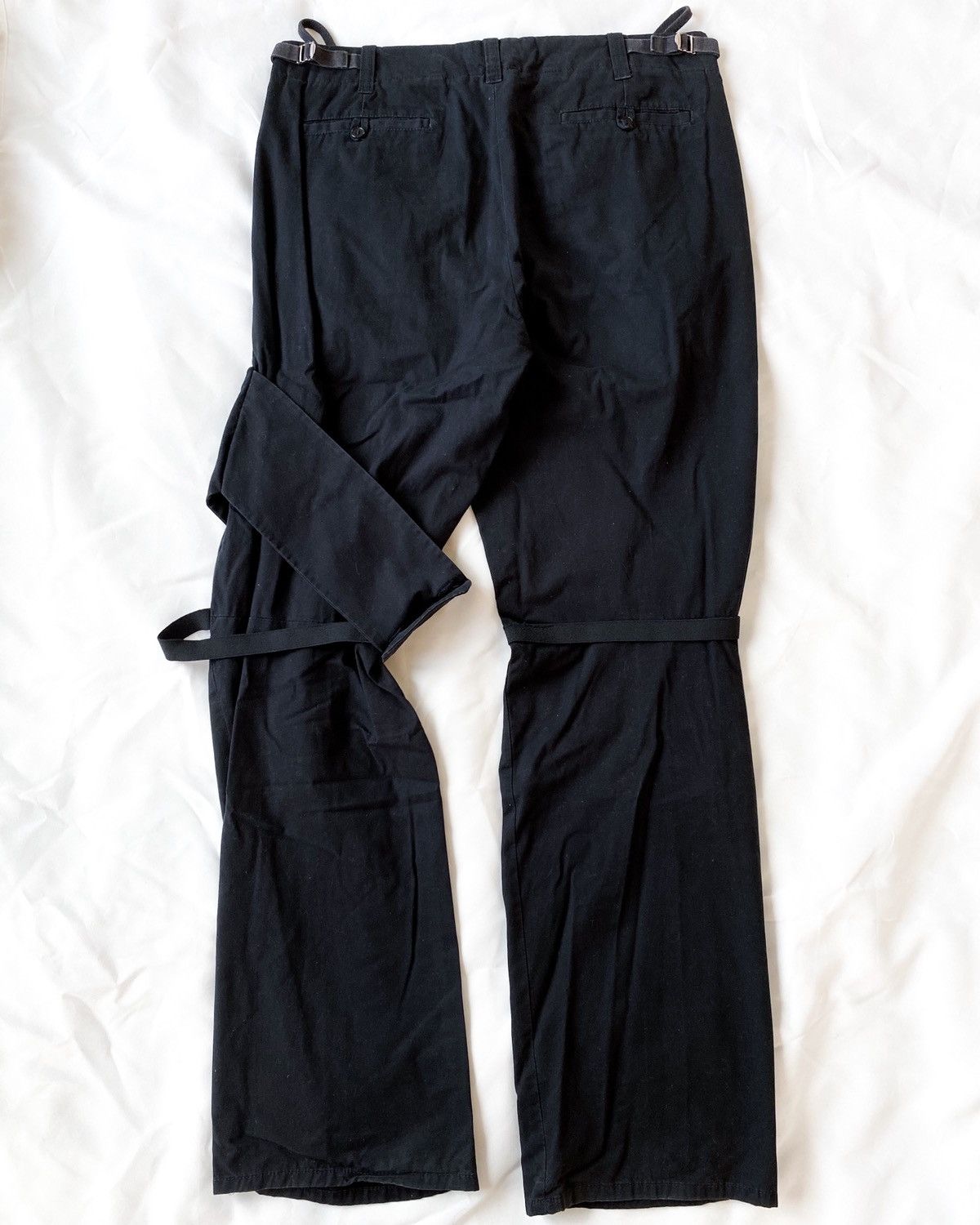 Helmut Lang HELMUT LANG GRAIL VELCRO BONDAGE STRAP PANTS Size US 34 / EU 50 - 4 Thumbnail