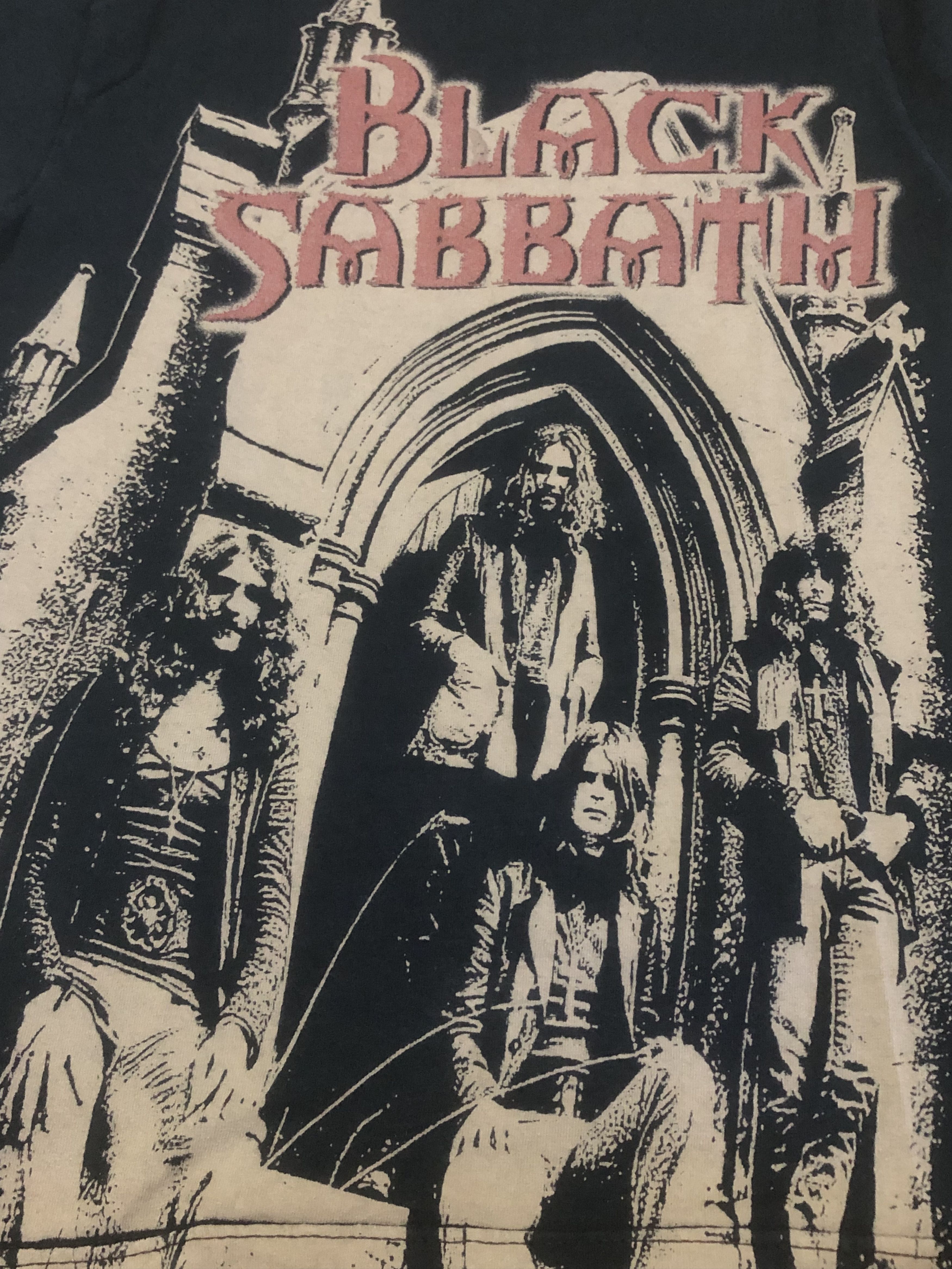 Vintage English Heavy Metal Band Black Sabbath Tshirt