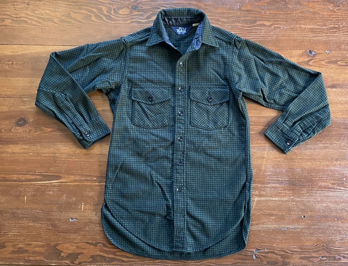 Flannel × Vintage × Woolrich Woolen Mills Vintage 70’s Woolrich Wool Blend Plaid Flannel Button Up Size US S / EU 44-46 / 1 - 2 Thumbnail