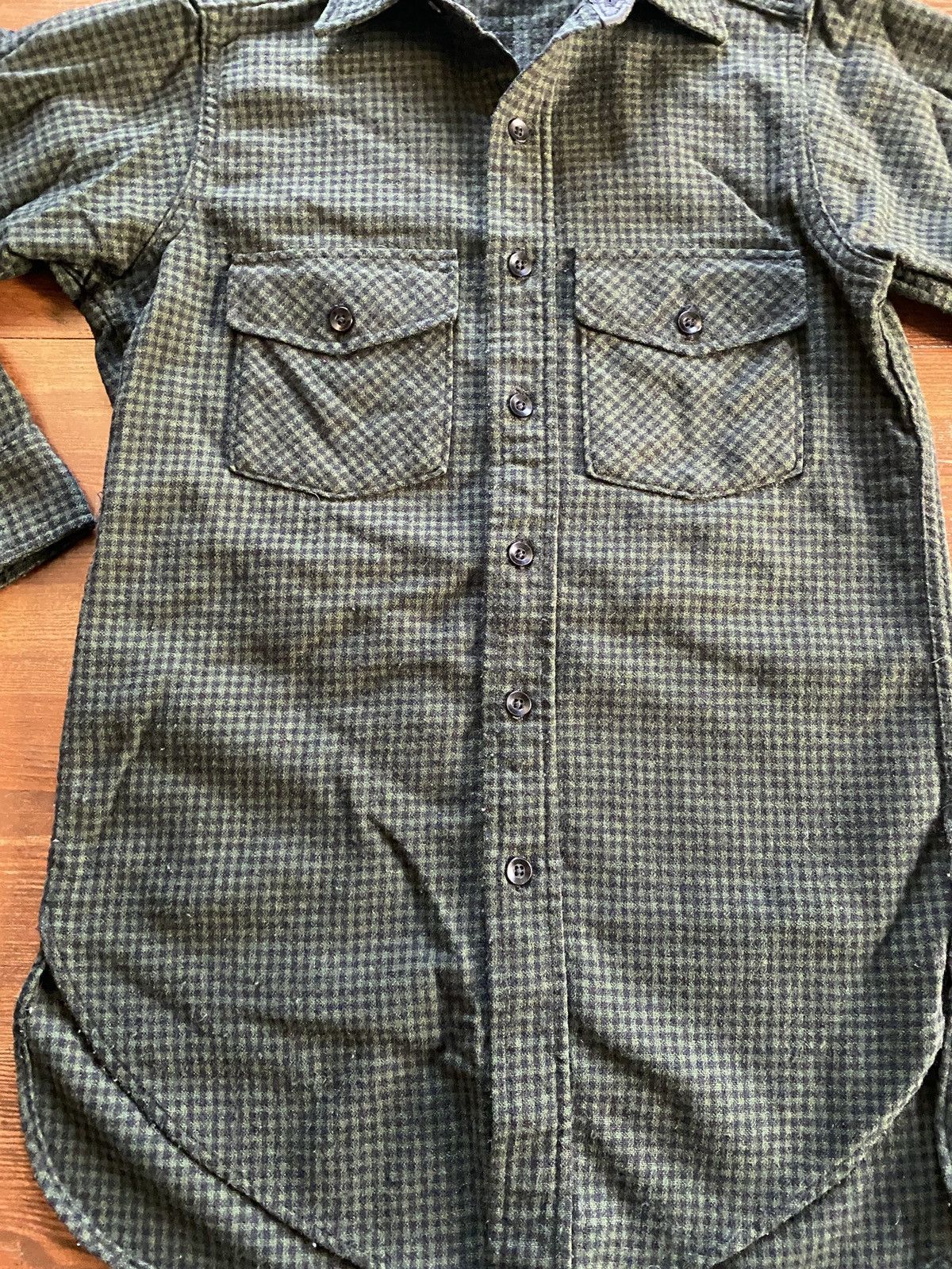Flannel × Vintage × Woolrich Woolen Mills Vintage 70’s Woolrich Wool Blend Plaid Flannel Button Up Size US S / EU 44-46 / 1 - 4 Thumbnail
