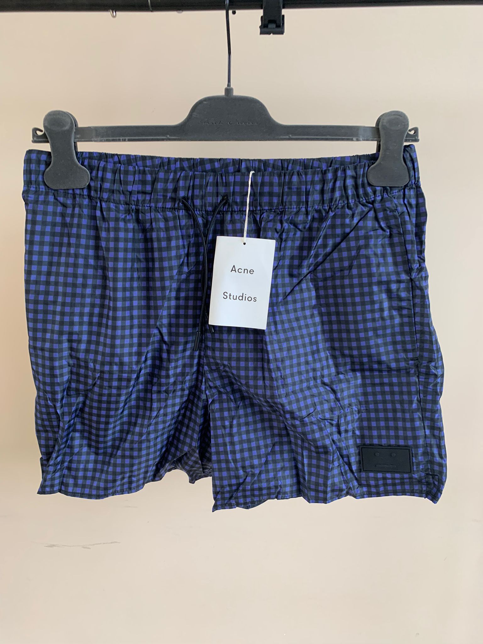 Acne Studios Perry Print AW16 Shorts IN Electric Blue Size US 30 / EU 46 - 1 Thumbnail