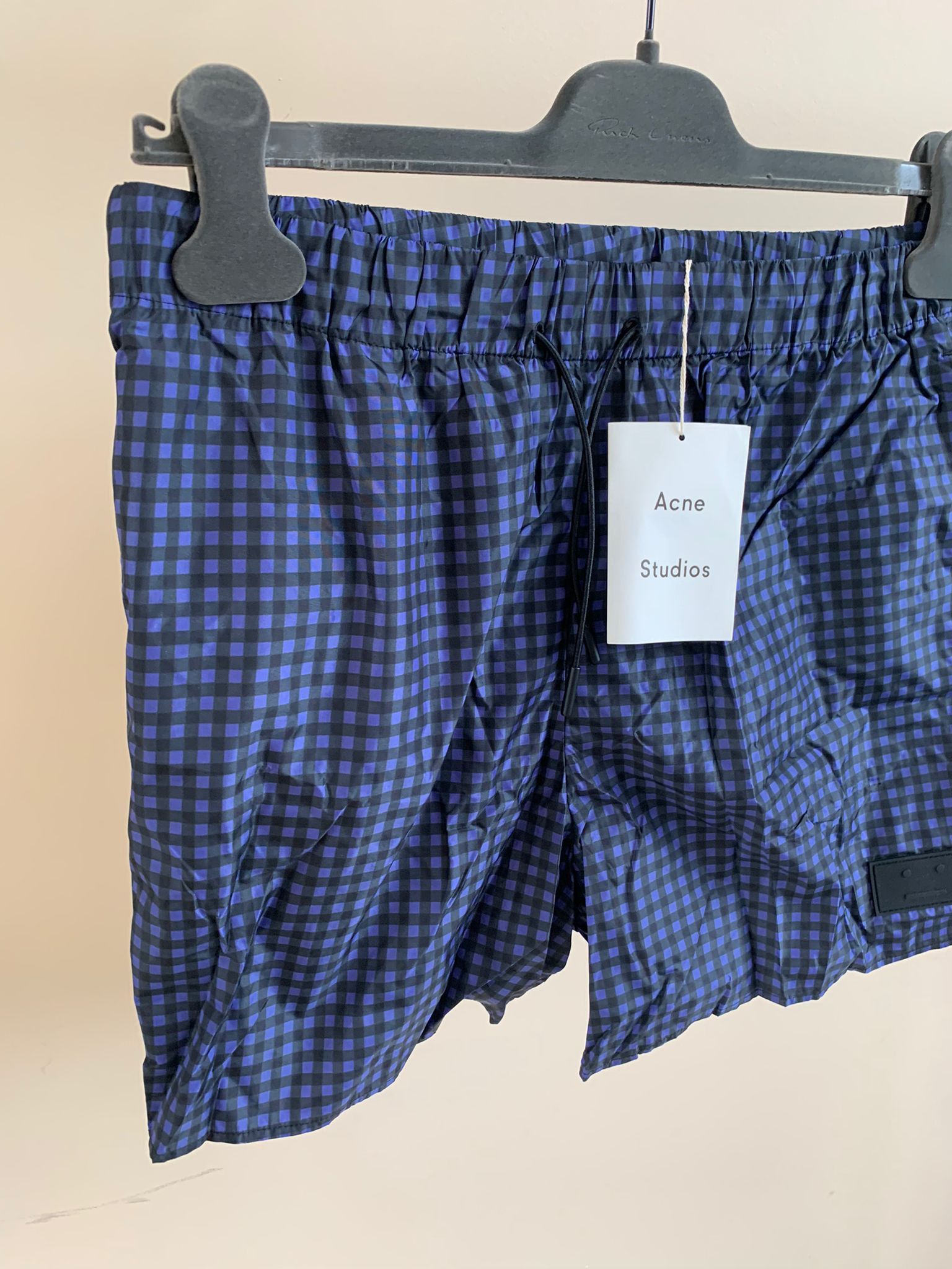 Acne Studios Perry Print AW16 Shorts IN Electric Blue Size US 30 / EU 46 - 4 Thumbnail