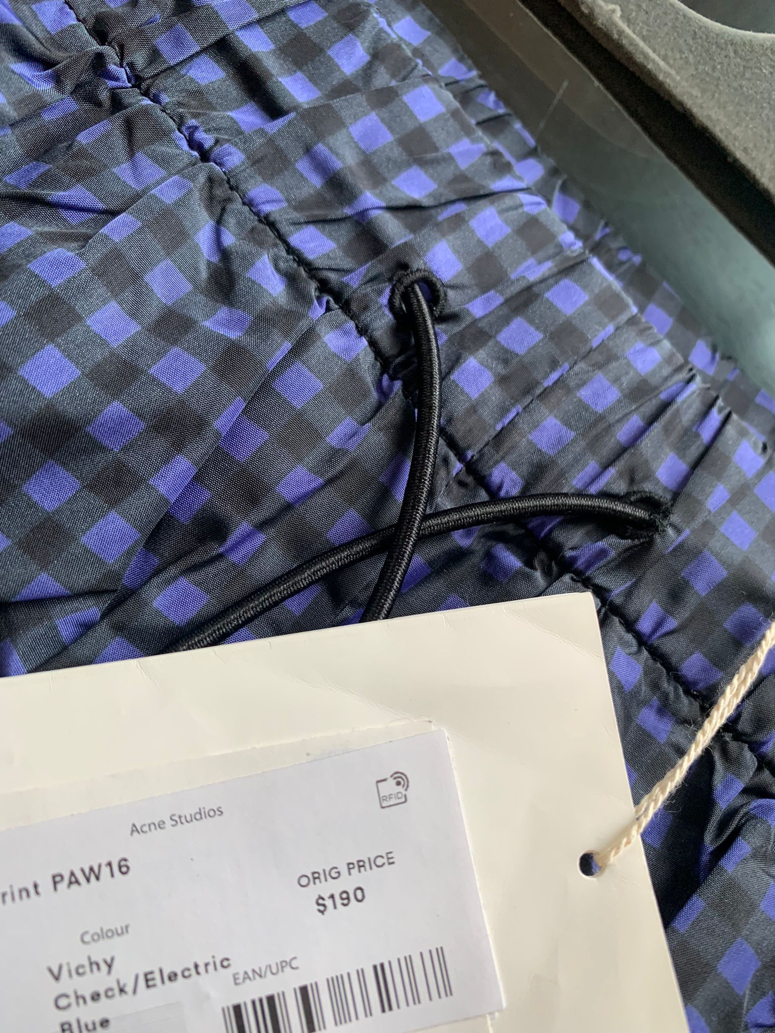 Acne Studios Perry Print AW16 Shorts IN Electric Blue Size US 30 / EU 46 - 13 Thumbnail