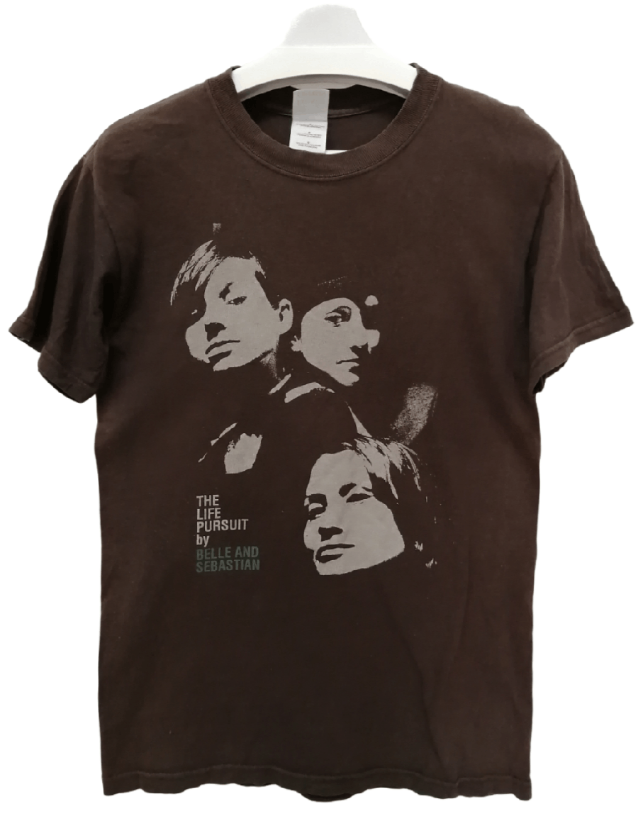 Band Tees BELLE AND SEBASTIAN VINTAGE TSHIRT - SIZE S BROWN Size US S / EU 44-46 / 1 - 1 Thumbnail