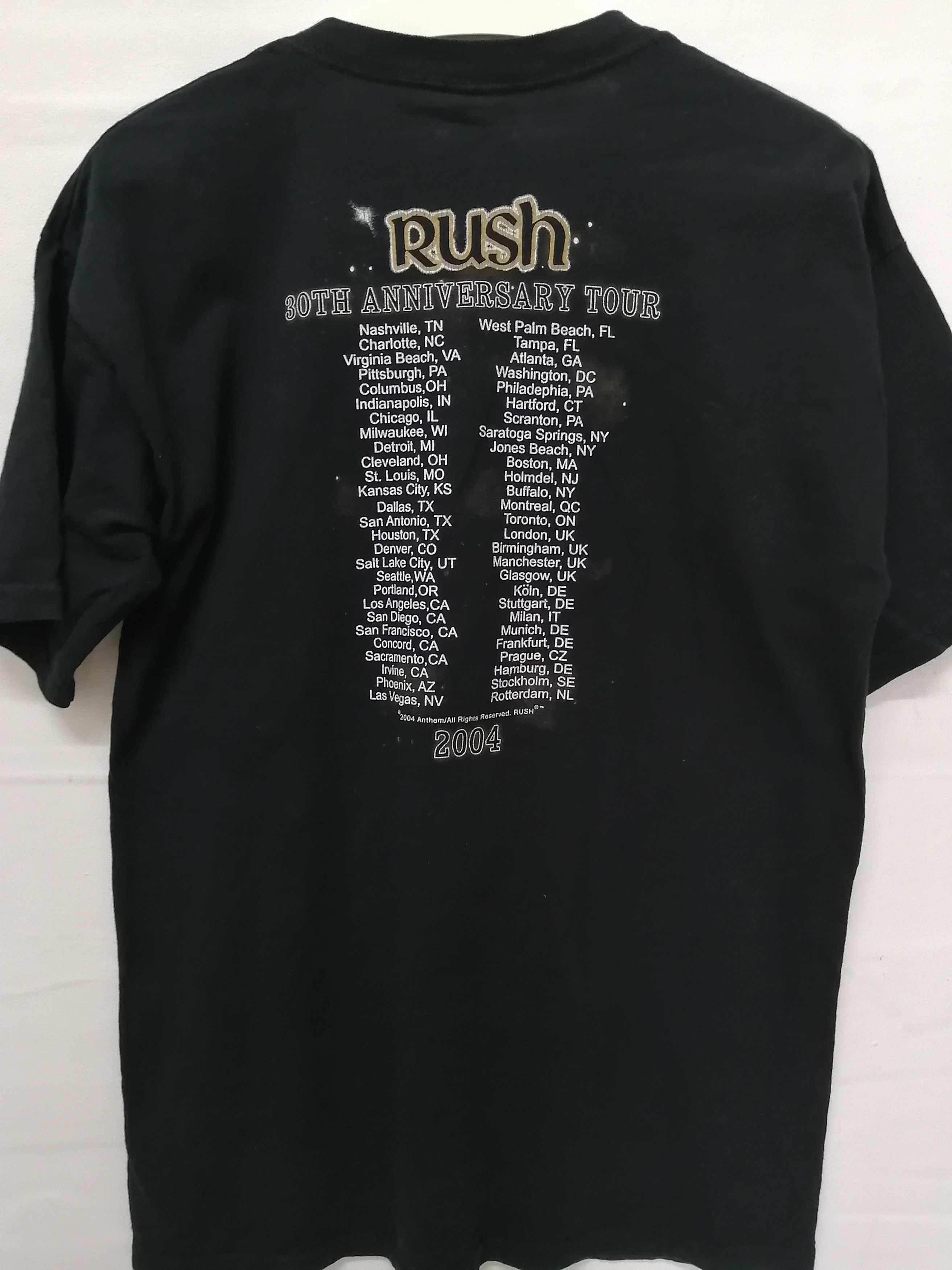 Band Tees Vintage RUSH 30th Anniversary Tour Tshirt Size US L / EU 52-54 / 3 - 3 Thumbnail