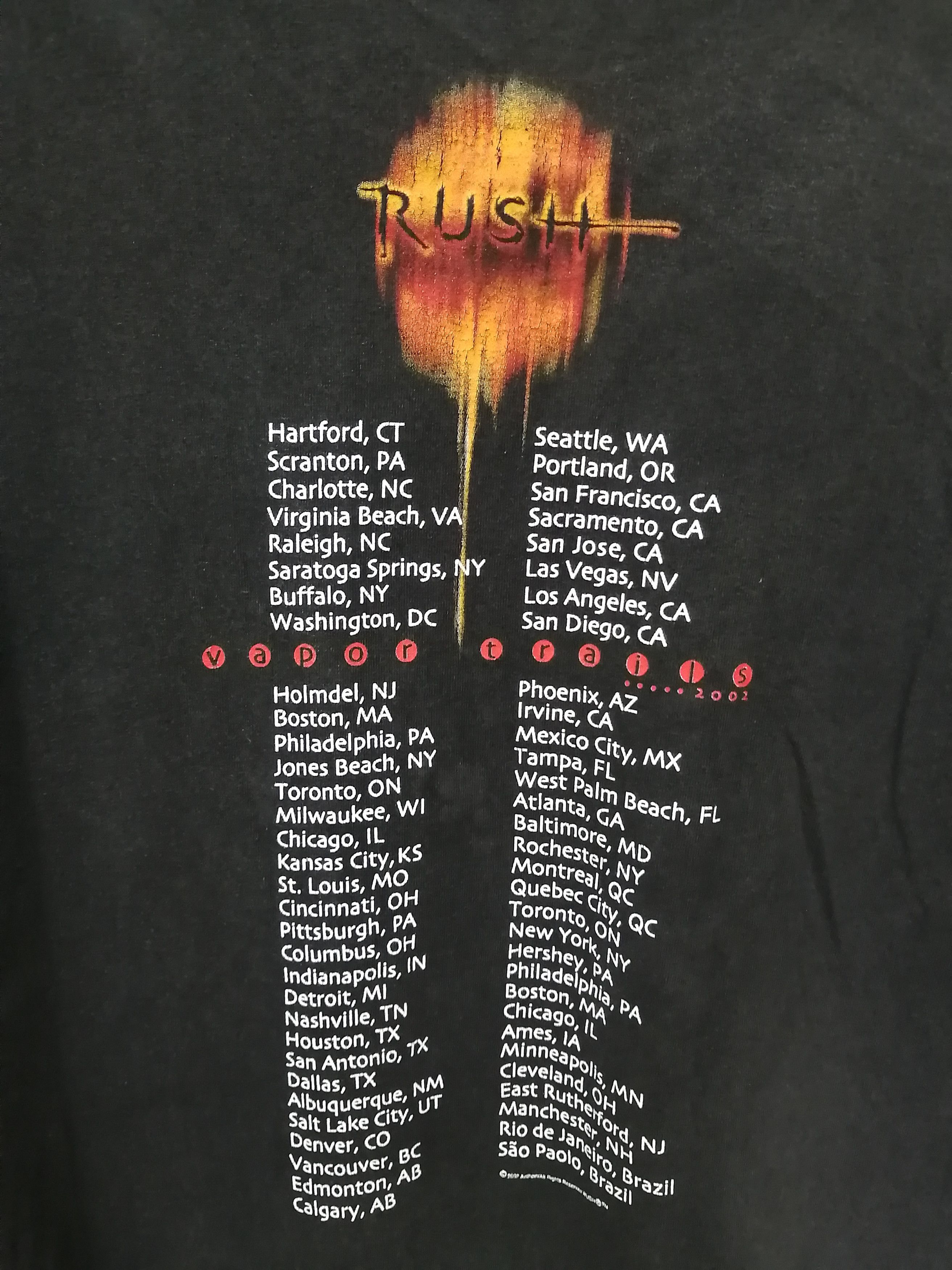 Band Tees Vintage RUSH Tshirt Size US L / EU 52-54 / 3 - 2 Thumbnail