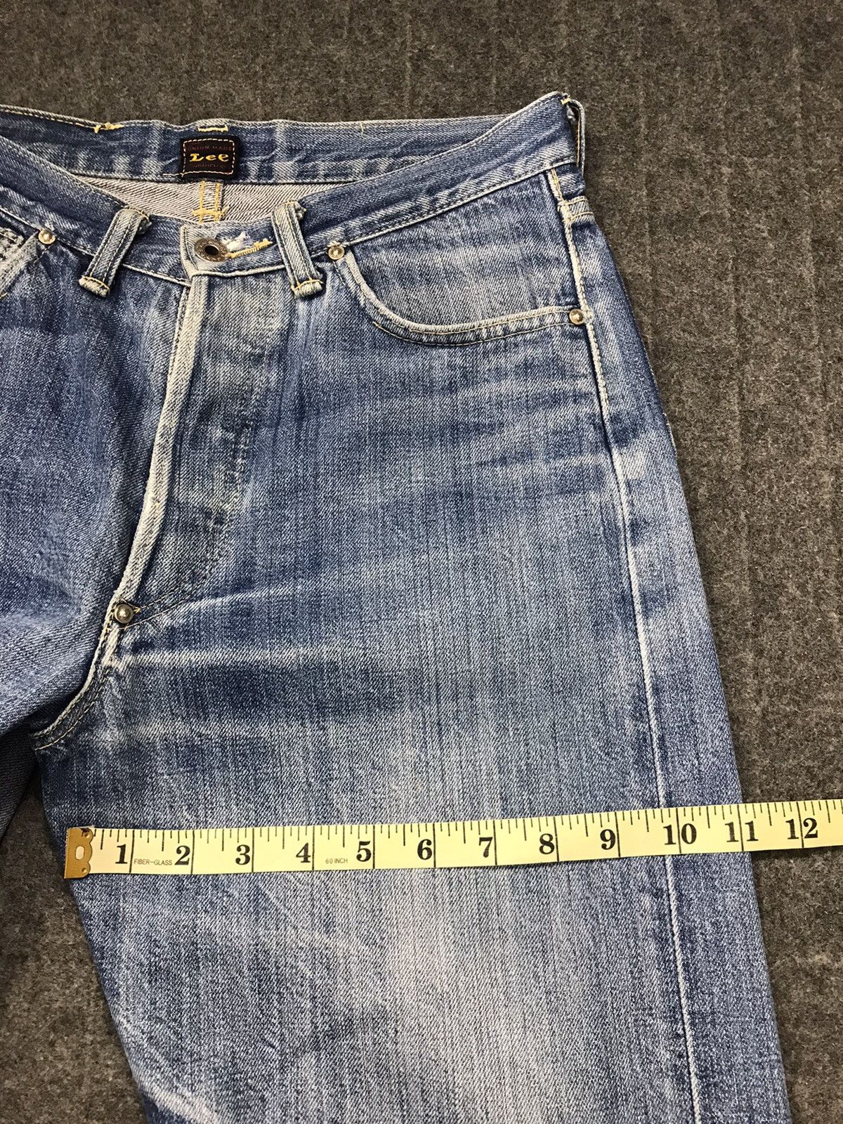 Dana Lee × Vintage Vintage Union Mad Lee Ganiurized Selvedge Distressed Jeans Size US 28 / EU 44 - 20 Thumbnail