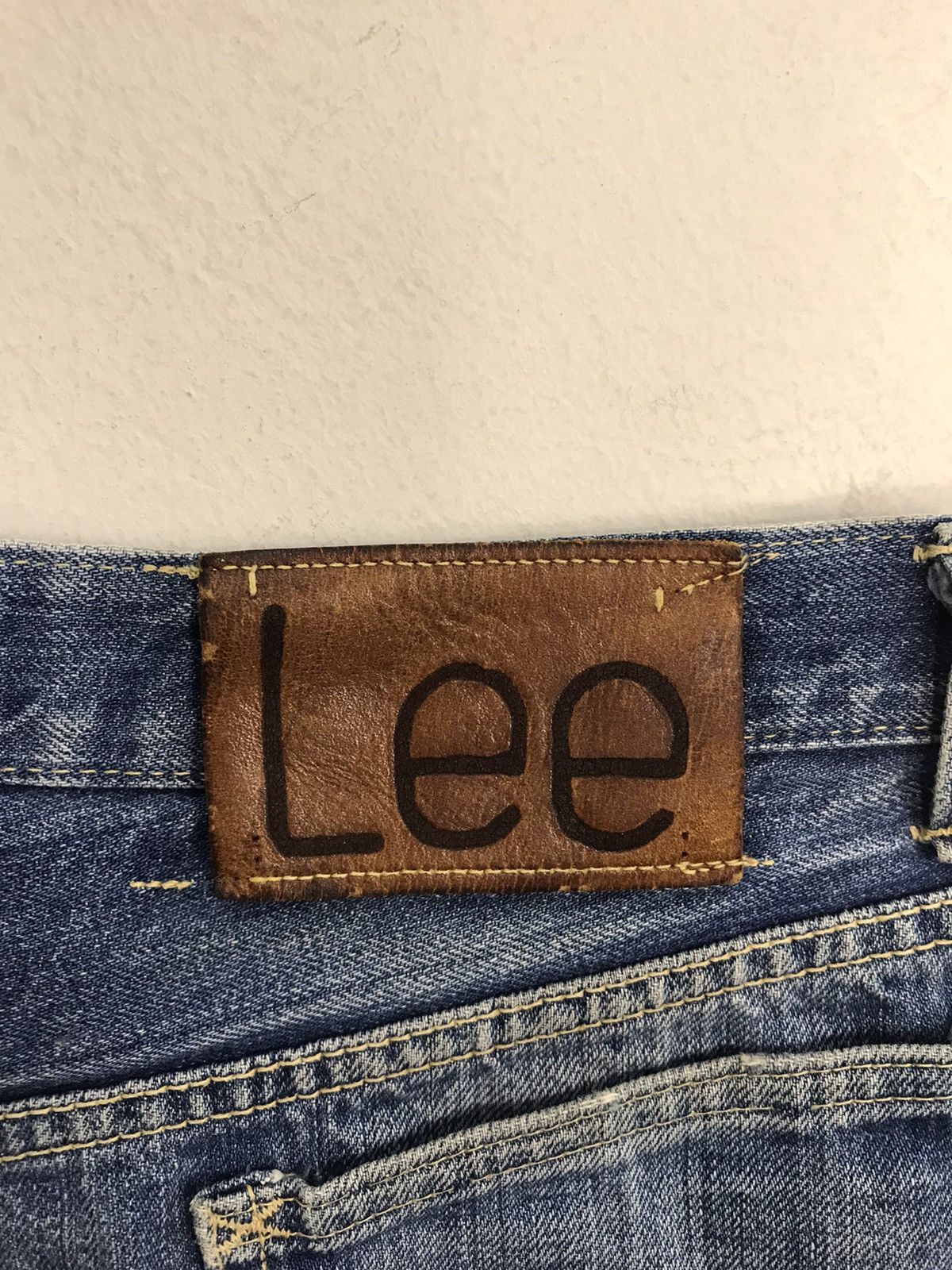 Dana Lee × Vintage Vintage Union Mad Lee Ganiurized Selvedge Distressed Jeans Size US 28 / EU 44 - 13 Thumbnail