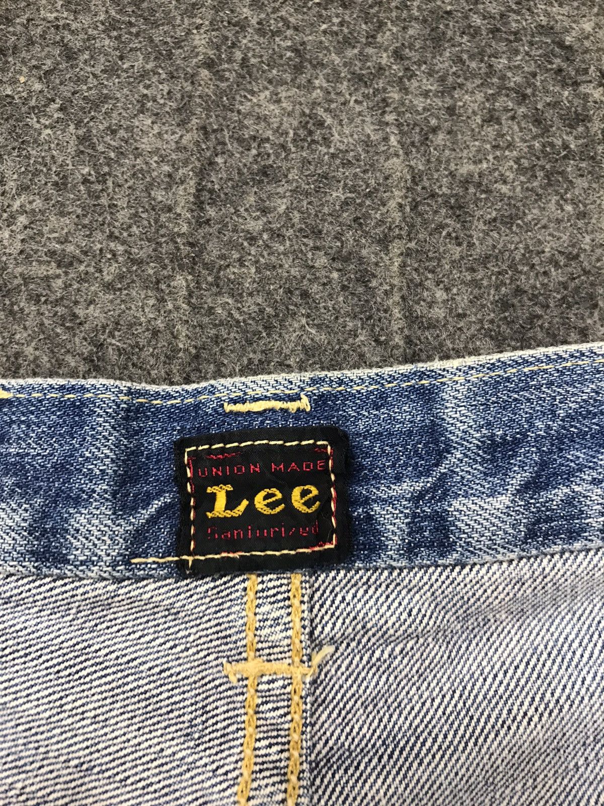 Dana Lee × Vintage Vintage Union Mad Lee Ganiurized Selvedge Distressed Jeans Size US 28 / EU 44 - 14 Thumbnail