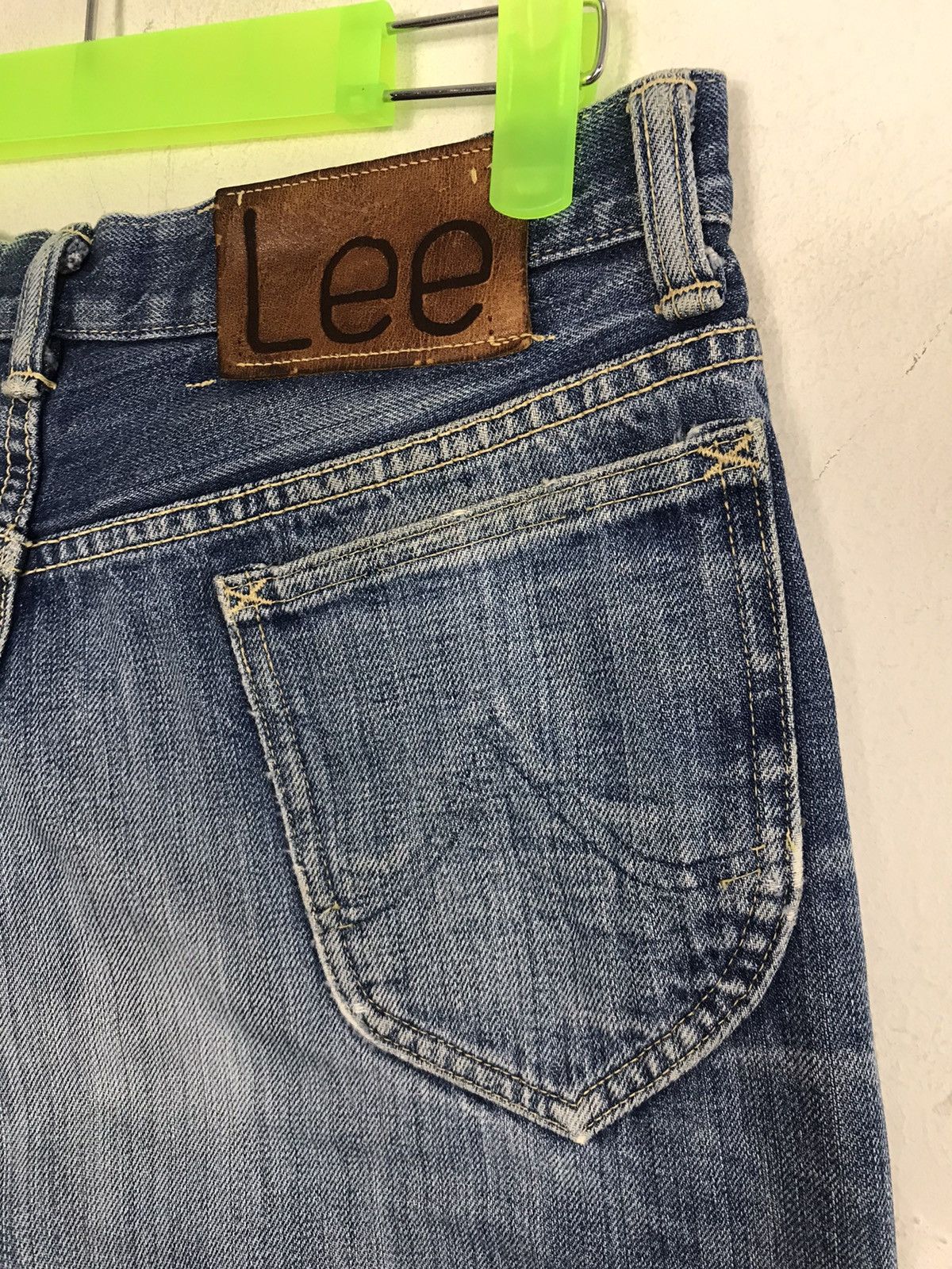 Dana Lee × Vintage Vintage Union Mad Lee Ganiurized Selvedge Distressed Jeans Size US 28 / EU 44 - 11 Thumbnail