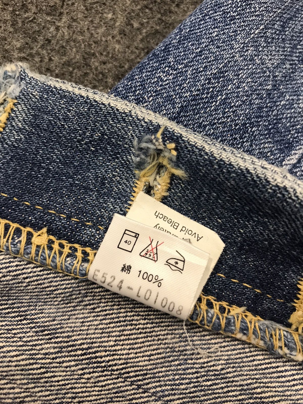 Dana Lee × Vintage Vintage Union Mad Lee Ganiurized Selvedge Distressed Jeans Size US 28 / EU 44 - 17 Thumbnail
