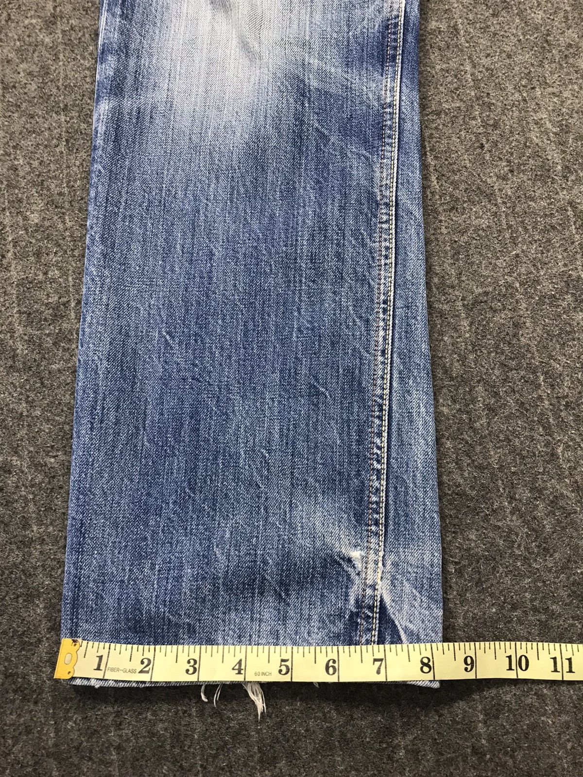 Dana Lee × Vintage Vintage Union Mad Lee Ganiurized Selvedge Distressed Jeans Size US 28 / EU 44 - 24 Thumbnail