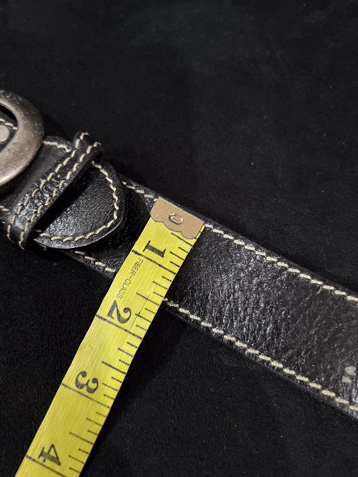 Genuine Leather Hawk Genuine Leather Buckle Belt Size ONE SIZE - 13 Thumbnail