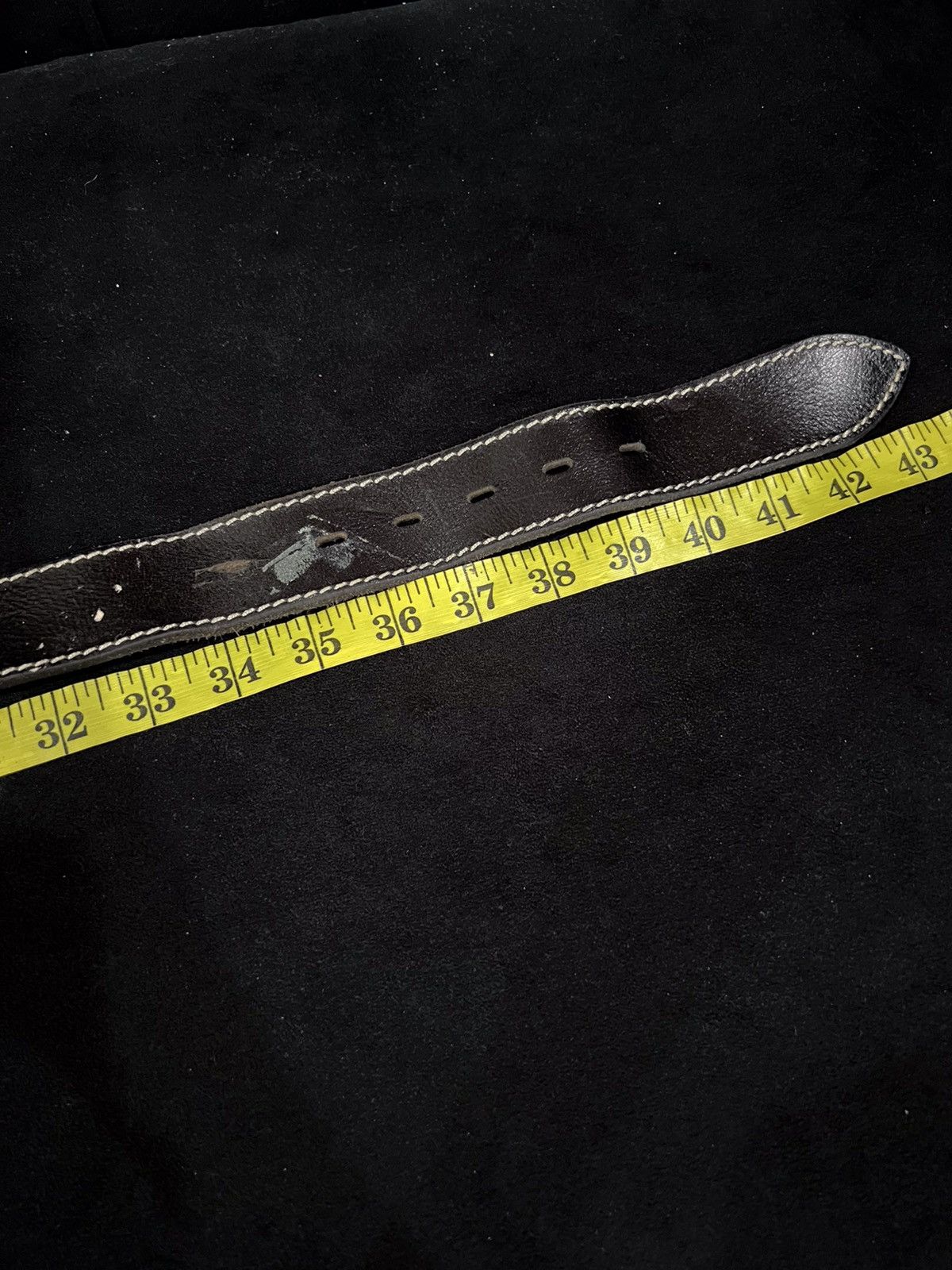 Genuine Leather Hawk Genuine Leather Buckle Belt Size ONE SIZE - 11 Thumbnail