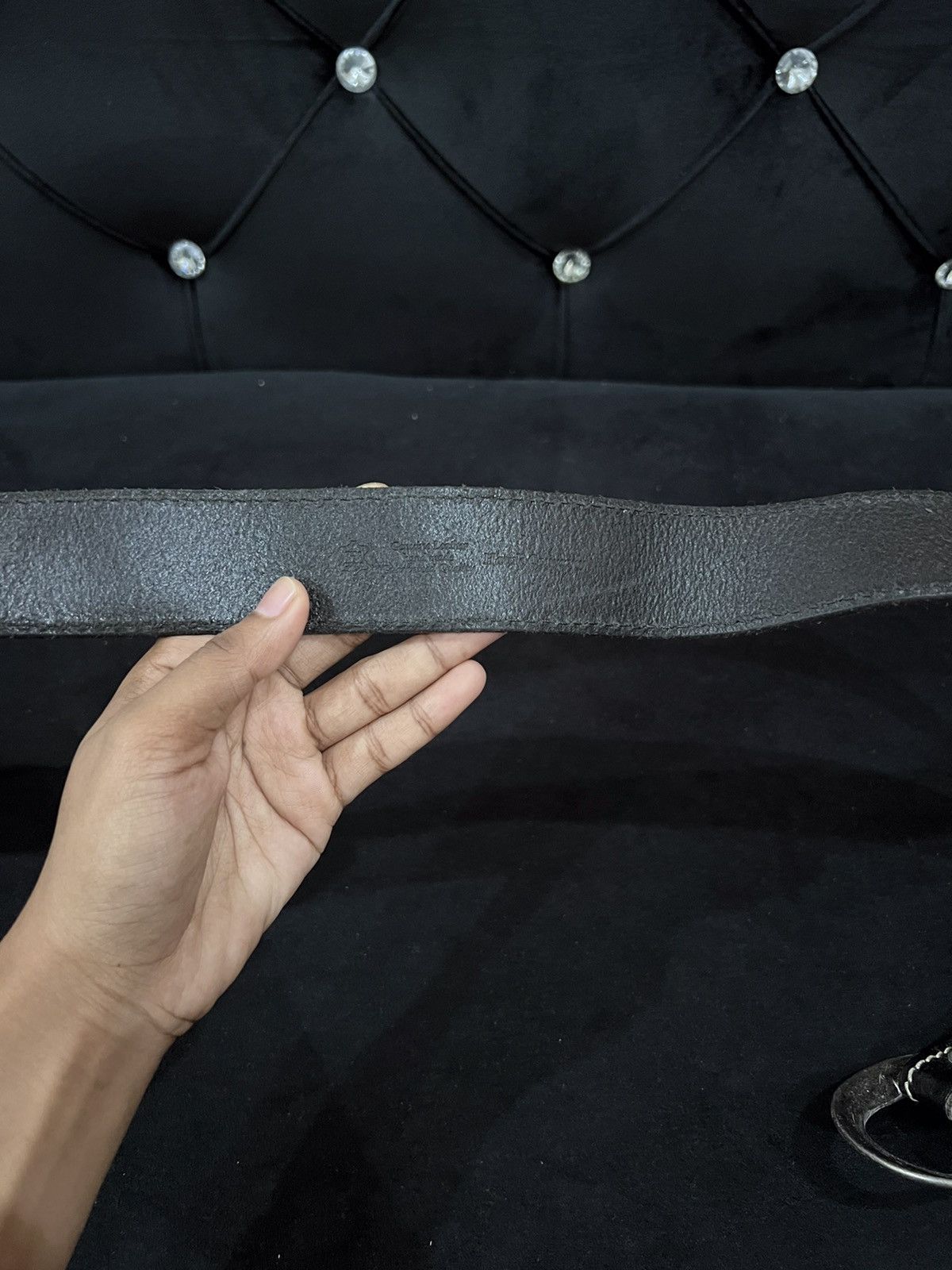 Genuine Leather Hawk Genuine Leather Buckle Belt Size ONE SIZE - 9 Thumbnail