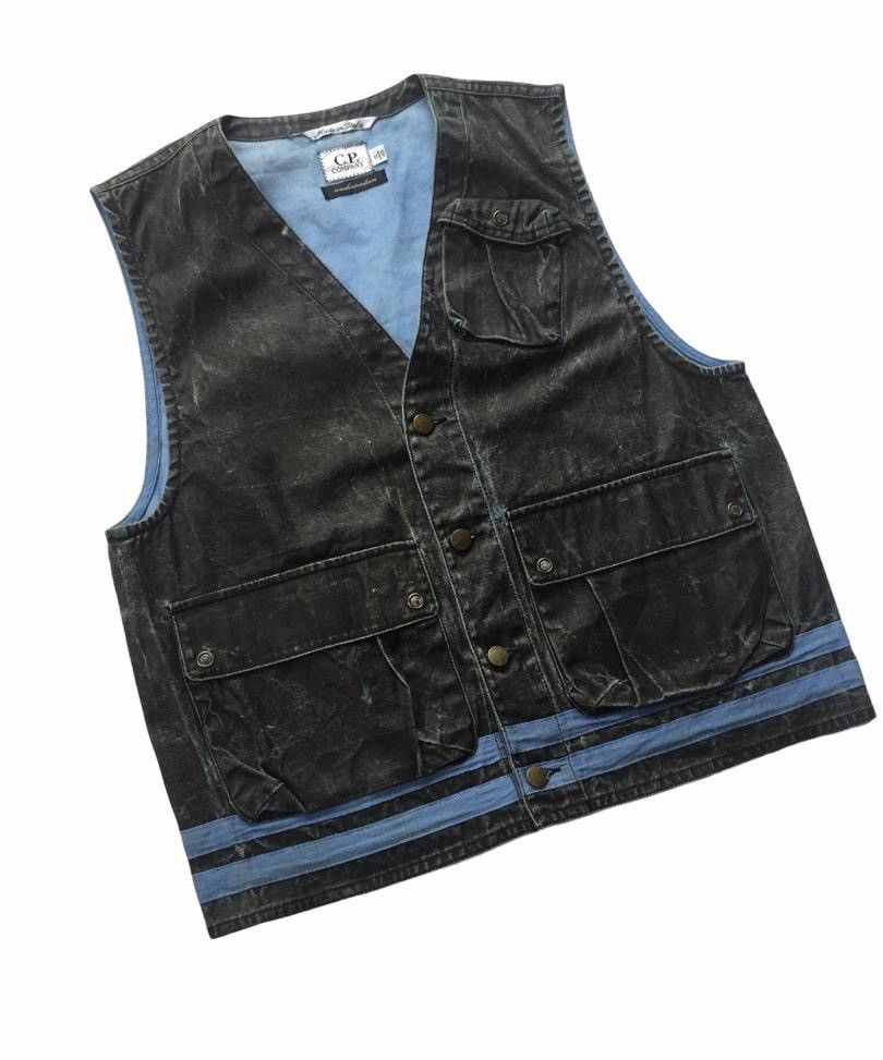 C.P. Company C.P COMPANY WAXED TACTICAL VEST JACKET (Undersixteen) Size US XS / EU 42 / 0 - 4 Thumbnail
