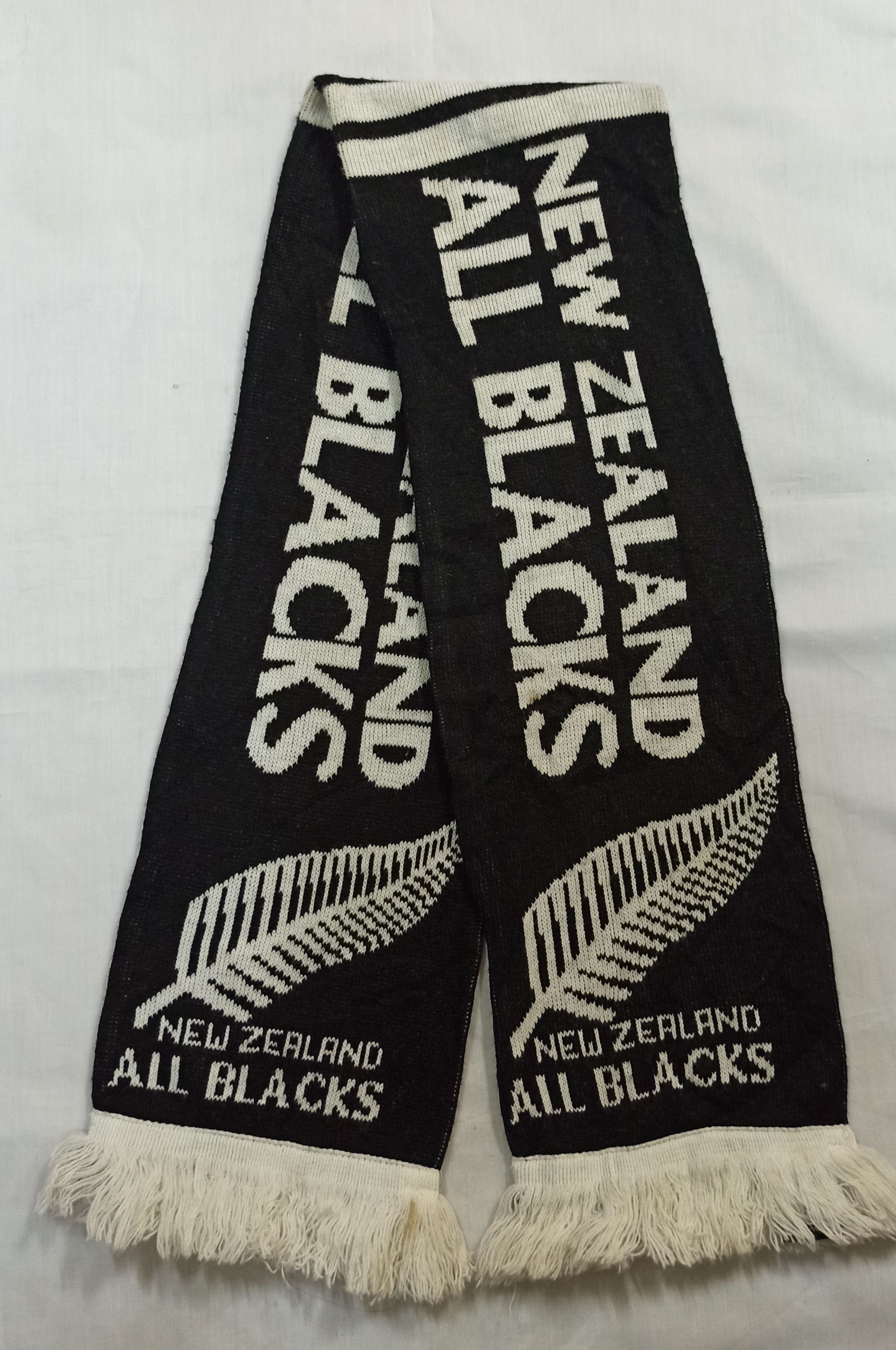 Adidas RARE Adidas Team New Zealand All Black Muffler Size ONE SIZE - 1 Thumbnail