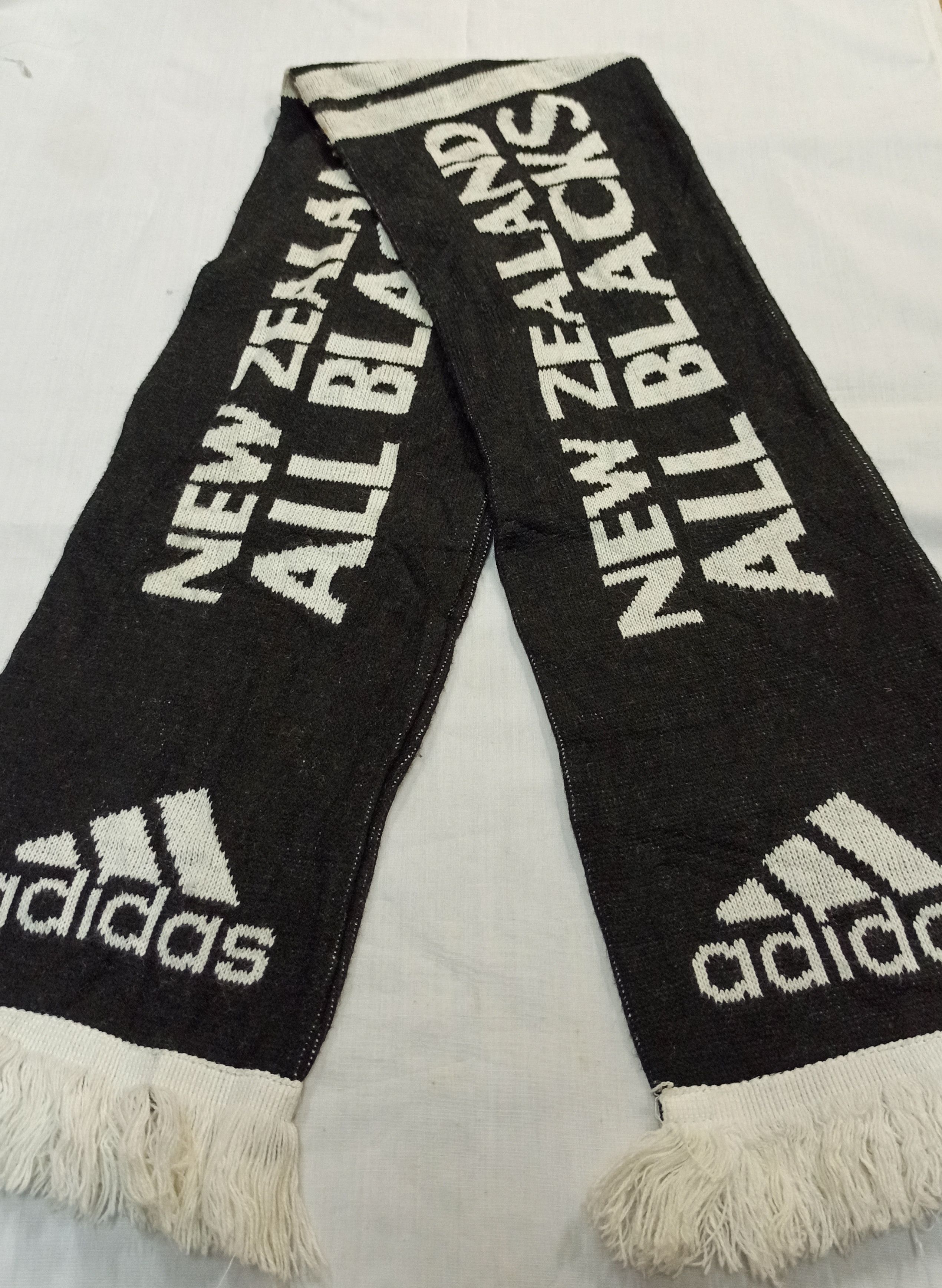 Adidas RARE Adidas Team New Zealand All Black Muffler Size ONE SIZE - 3 Thumbnail
