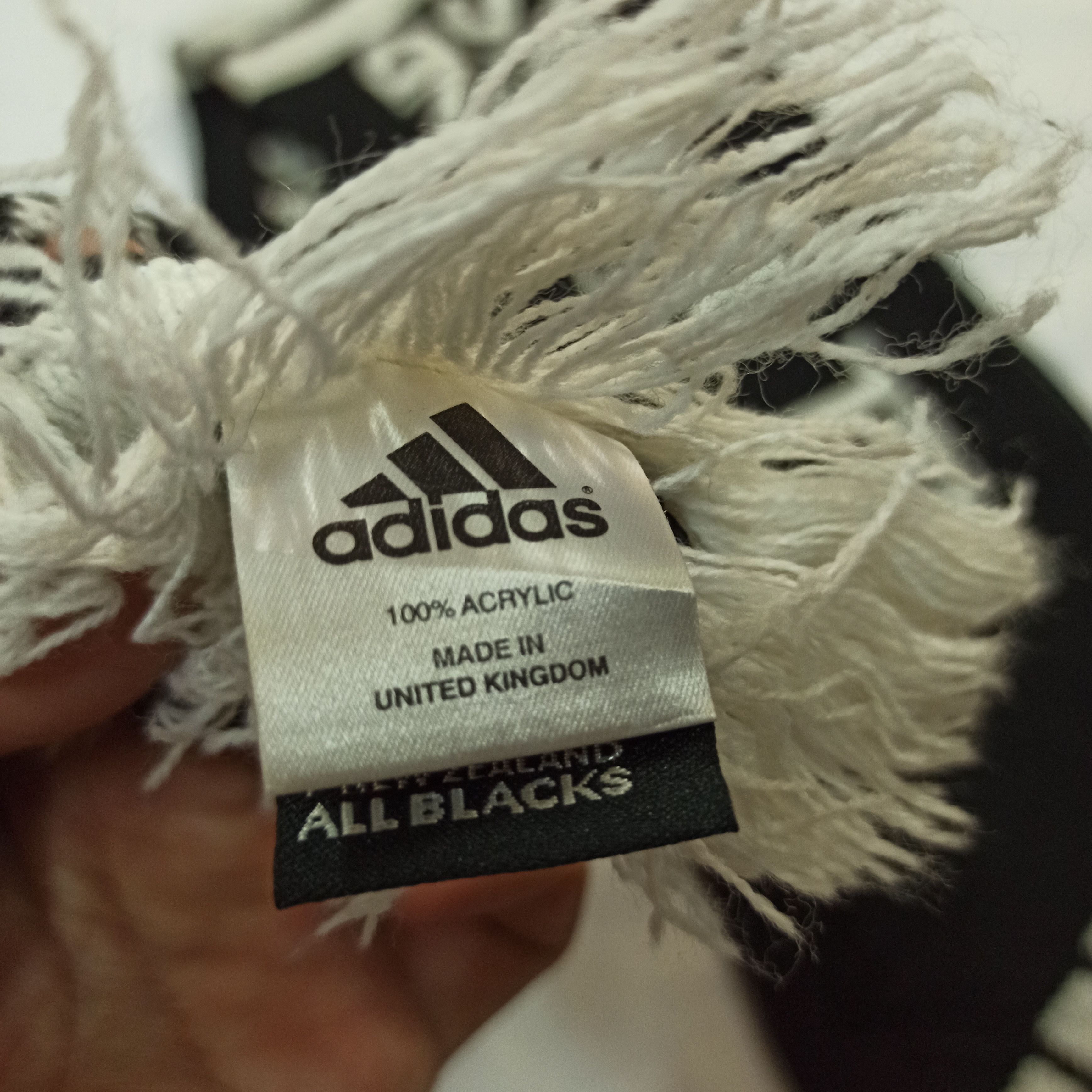 Adidas RARE Adidas Team New Zealand All Black Muffler Size ONE SIZE - 5 Thumbnail