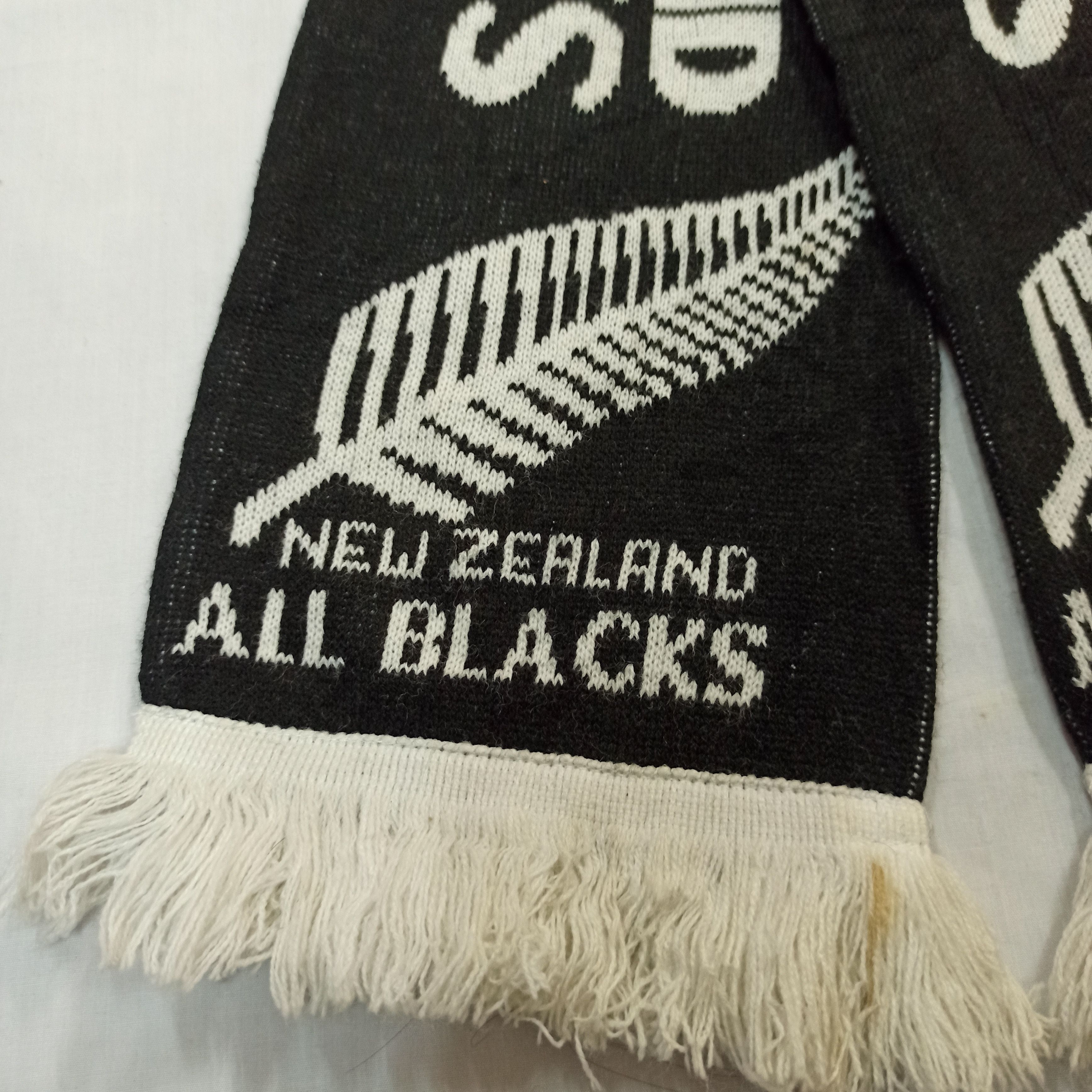 Adidas RARE Adidas Team New Zealand All Black Muffler Size ONE SIZE - 2 Thumbnail