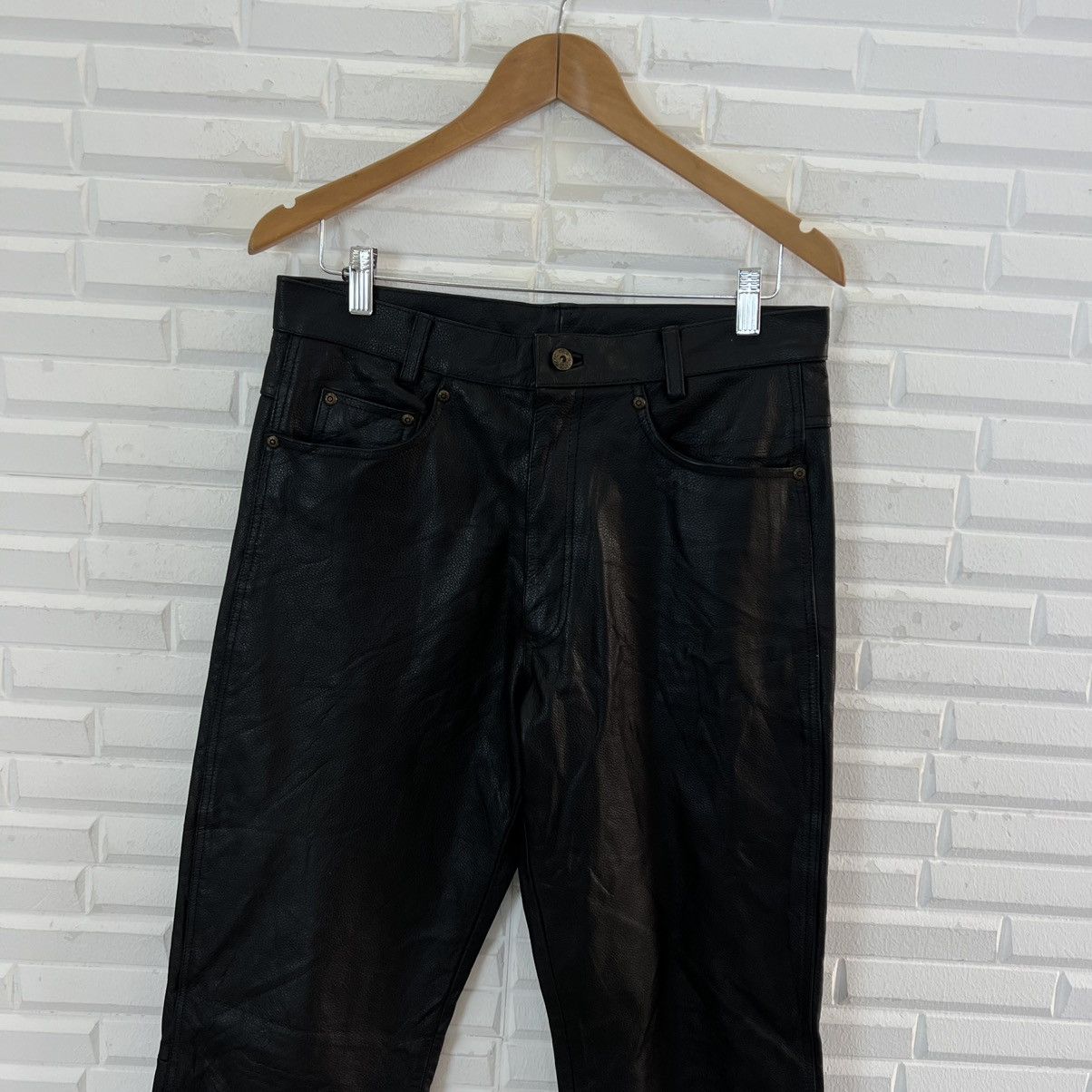Japanese Brand RACING BIKER PARACHUTE RIDER LEATHER PANTS Size US 31 - 3 Thumbnail