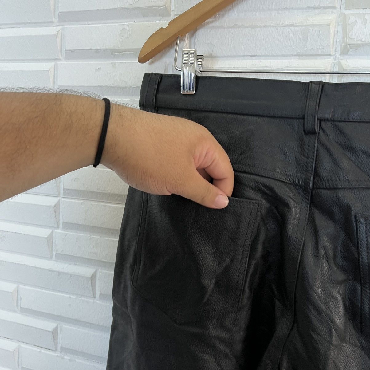 Japanese Brand RACING BIKER PARACHUTE RIDER LEATHER PANTS Size US 31 - 10 Thumbnail