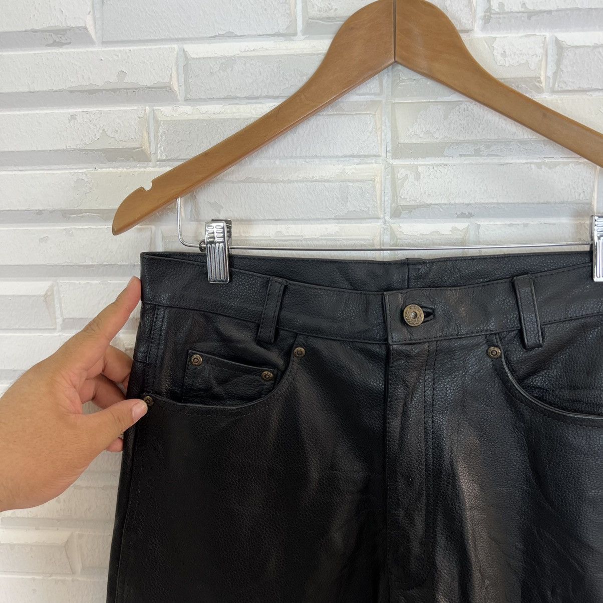 Japanese Brand RACING BIKER PARACHUTE RIDER LEATHER PANTS Size US 31 - 5 Thumbnail